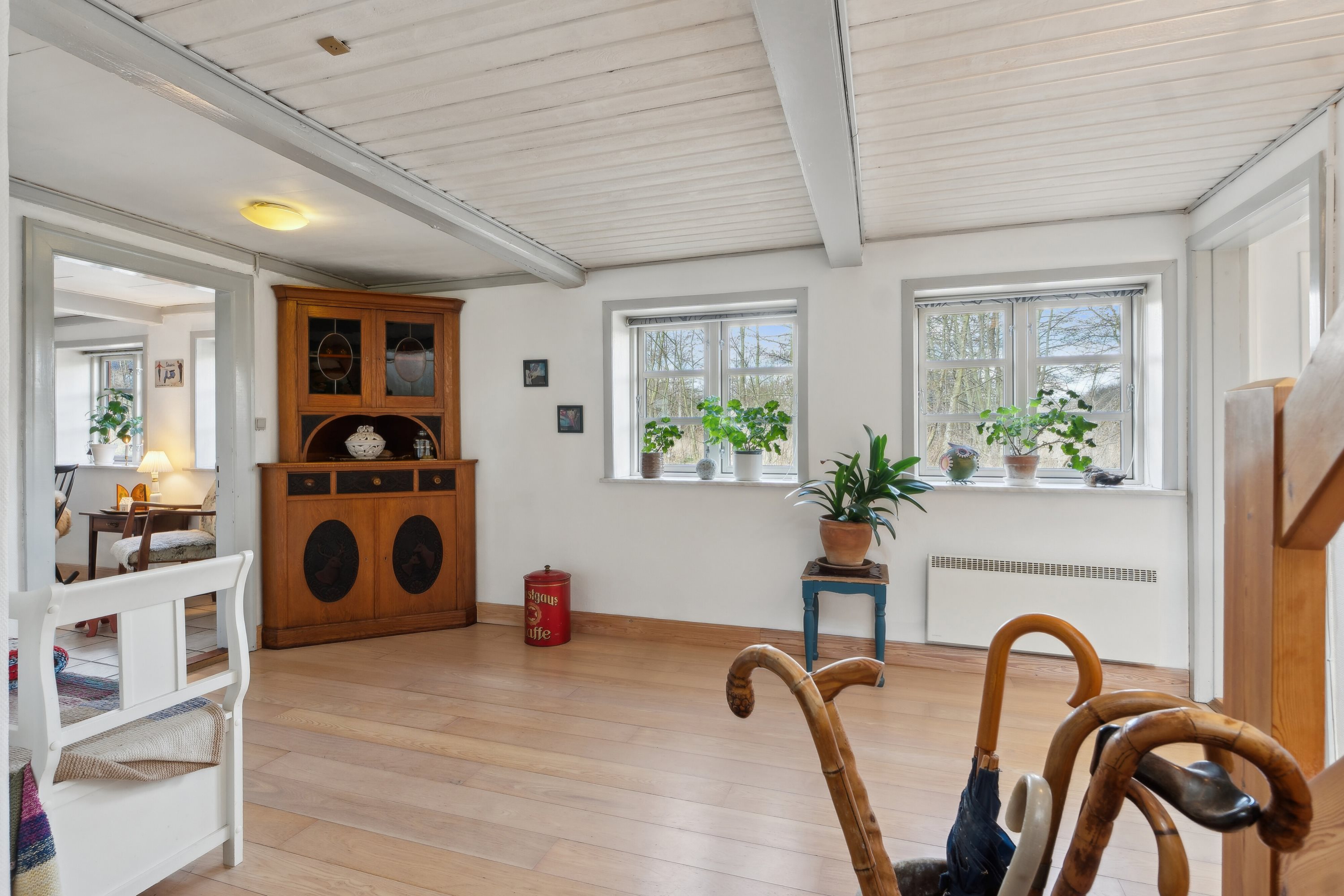 Fremhævet stue billede i fuldskærmstilstand. Billede af Kirkevej 14, 5892 Gudbjerg Sydfyn