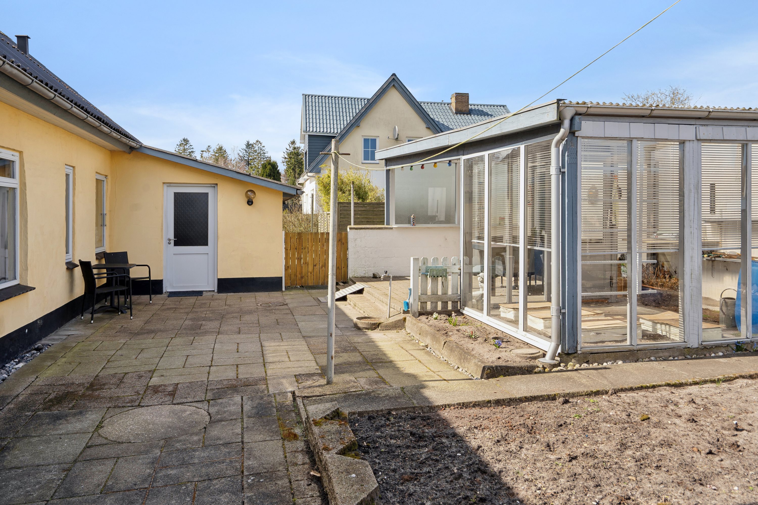 Fremhævet set fra vejen billede i fuldskærmstilstand. Billede af Tøndervej 42, Smedebymark, 6340 Kruså