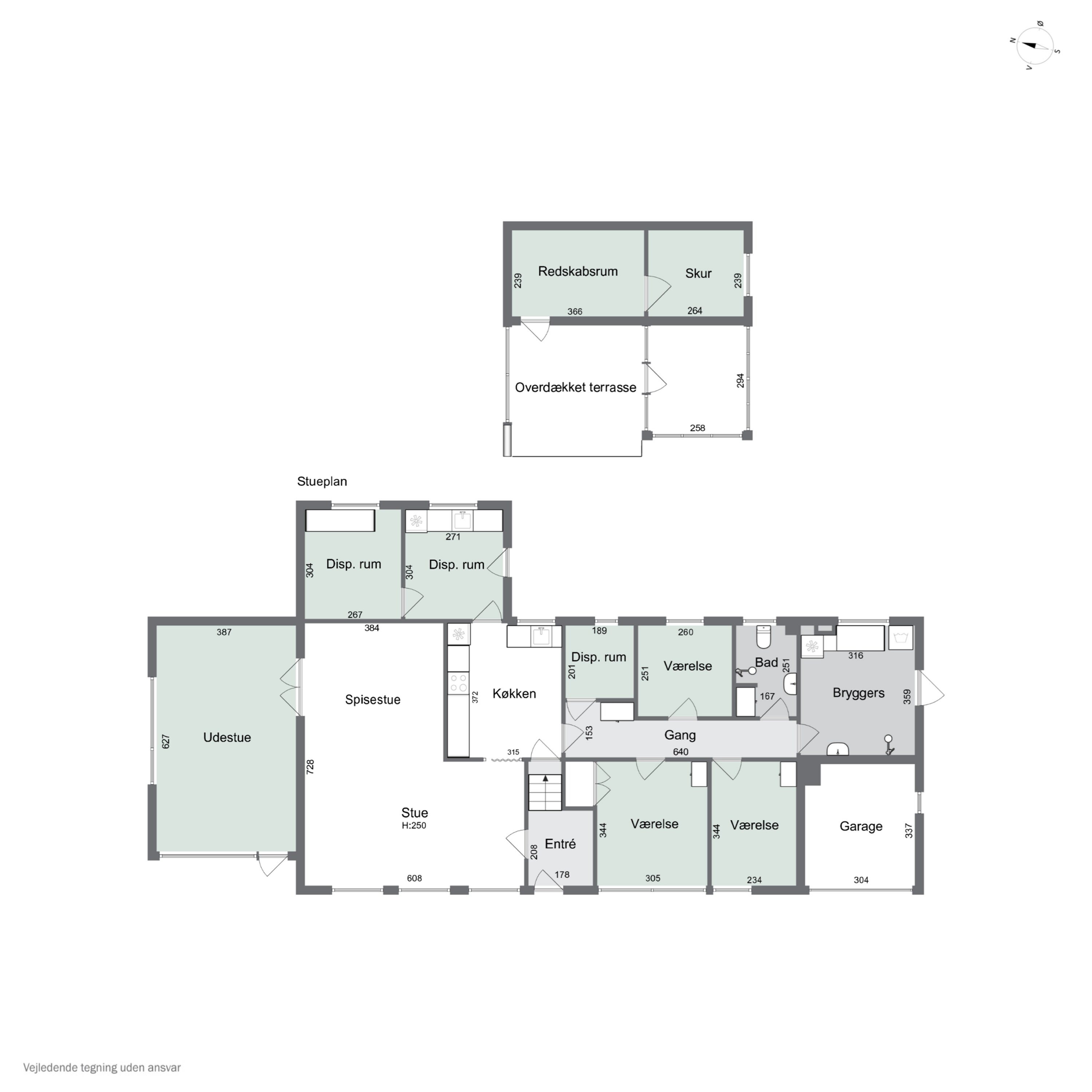Plantegninger billede af Tøndervej 42, Smedebymark, 6340 Kruså