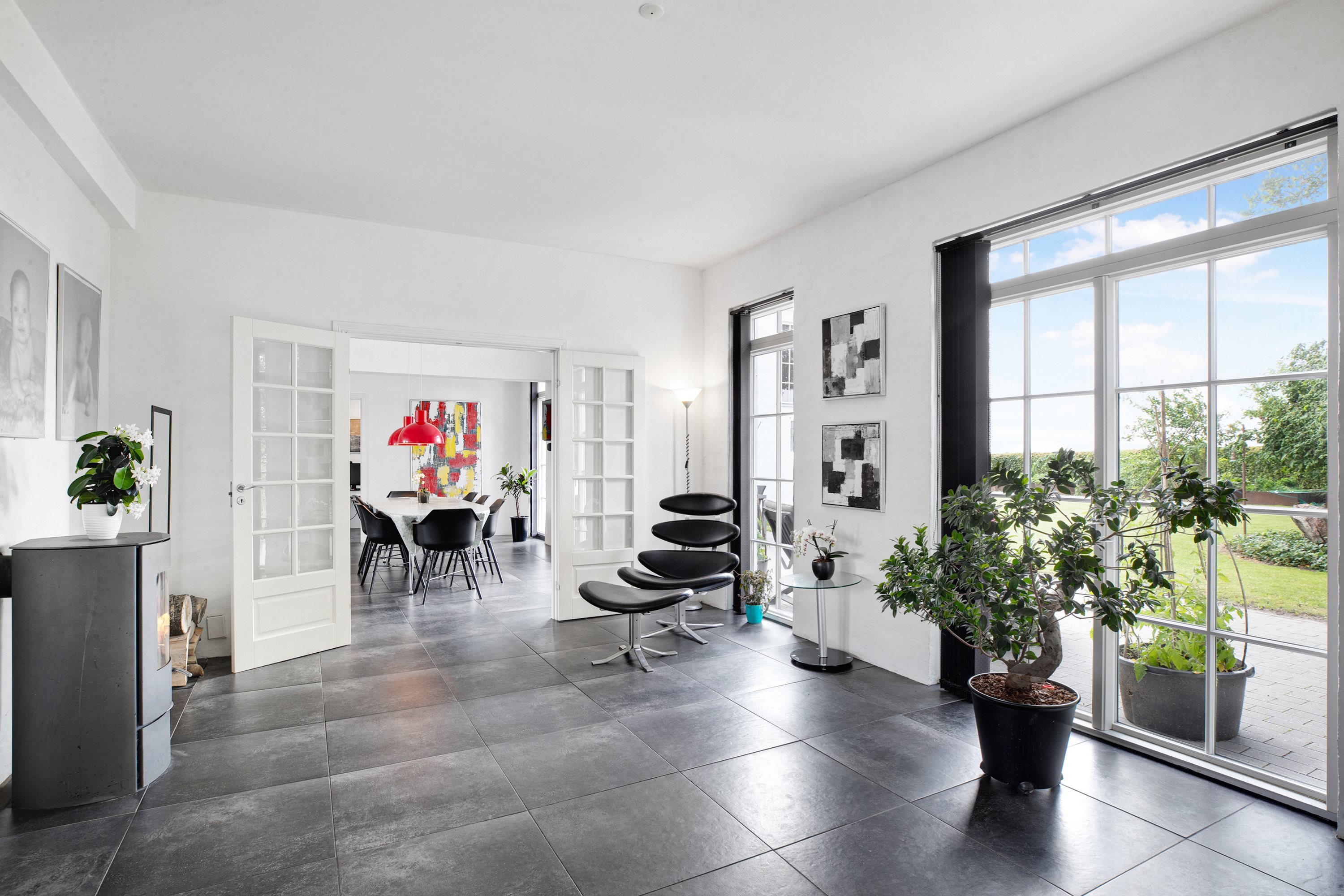 Fremhævet stue billede i fuldskærmstilstand. Billede af Buskmosevej 14, Rinkenæs, 6300 Gråsten