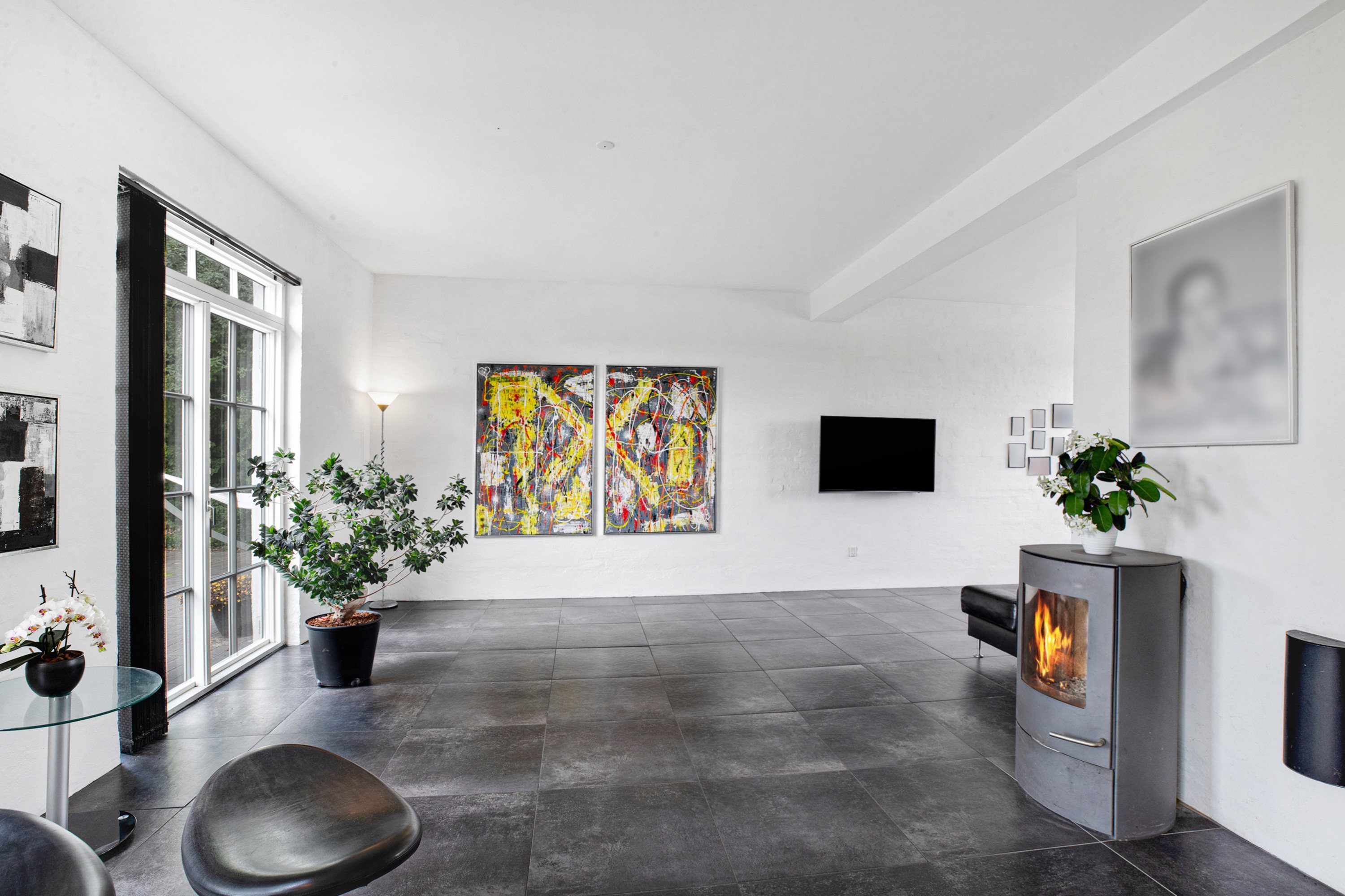 Fremhævet stue billede i fuldskærmstilstand. Billede af Buskmosevej 14, Rinkenæs, 6300 Gråsten