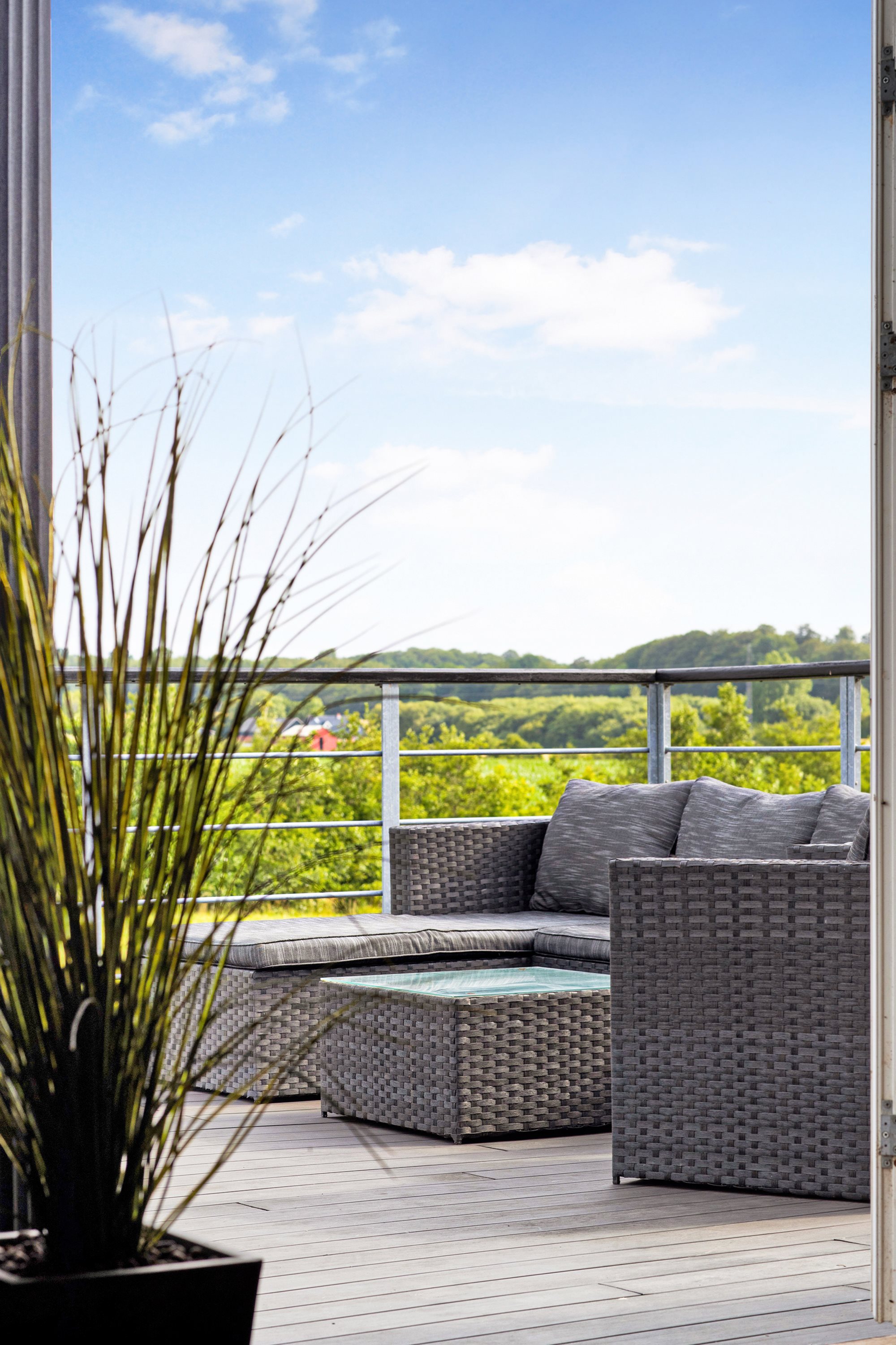 Fremhævet altan billede i fuldskærmstilstand. Billede af Buskmosevej 14, Rinkenæs, 6300 Gråsten