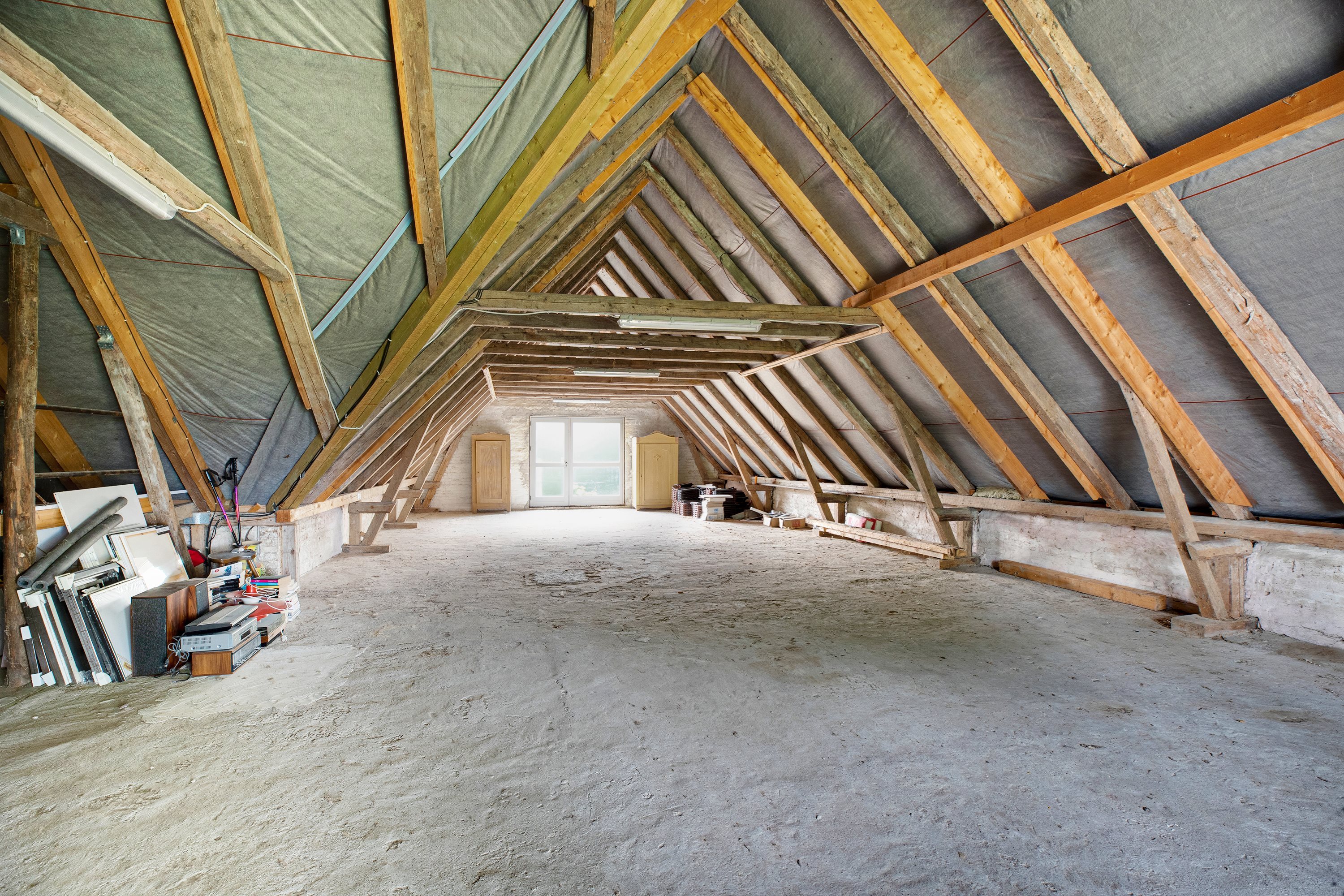 Fremhævet loftrum billede i fuldskærmstilstand. Billede af Buskmosevej 14, Rinkenæs, 6300 Gråsten