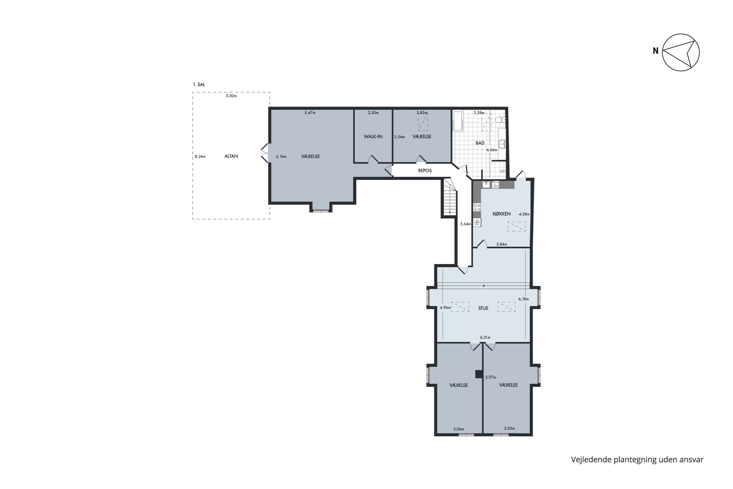 Plantegninger billede af Buskmosevej 14, Rinkenæs, 6300 Gråsten
