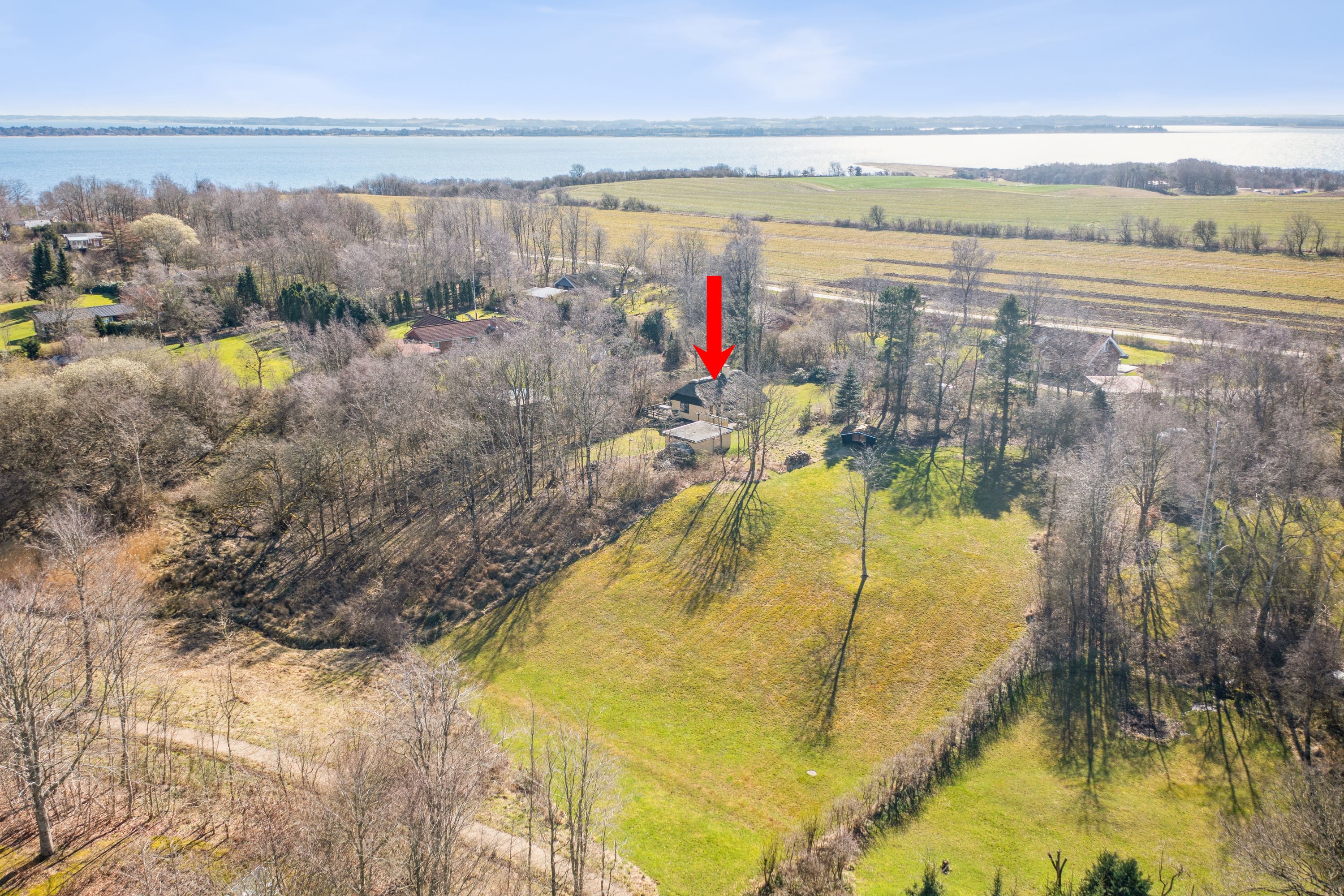 Miniaturebillede 2: luftfoto. Billede af Astrup Vig 94, Astrup Vig, 7870 Roslev