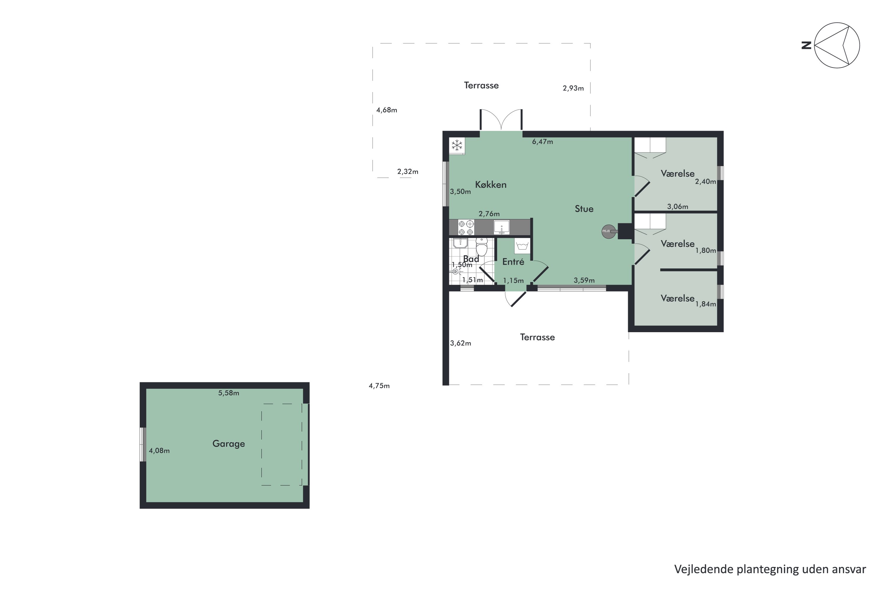 Plantegninger billede af Astrup Vig 94, Astrup Vig, 7870 Roslev