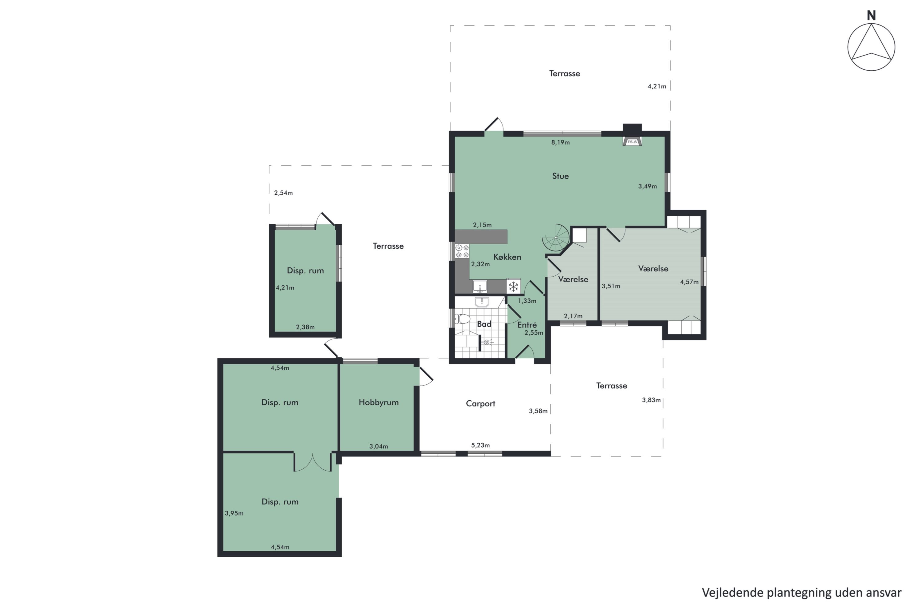 Plantegninger billede af Limfjordvej 15, Sæbygårdparken, 7870 Roslev