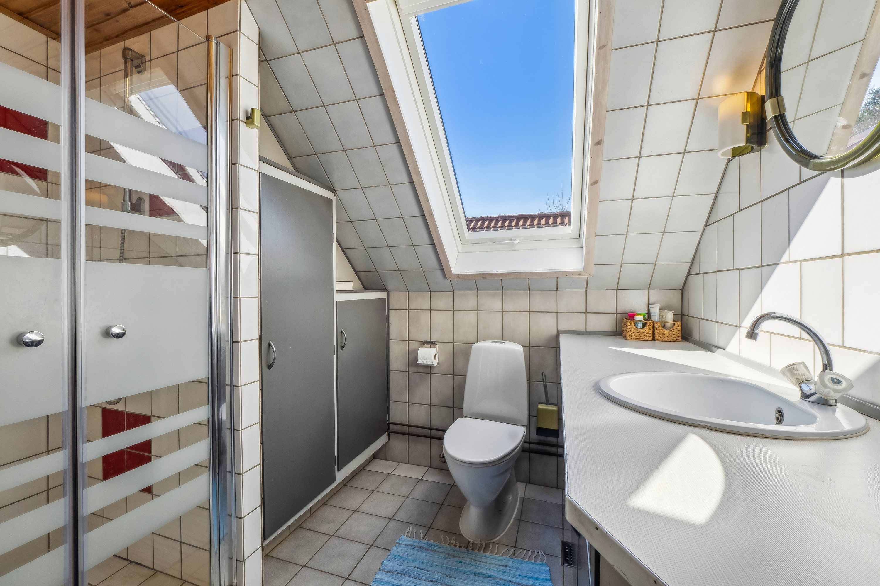 Fremhævet badeværelse billede i fuldskærmstilstand. Billede af Limfjordvej 15, Sæbygårdparken, 7870 Roslev