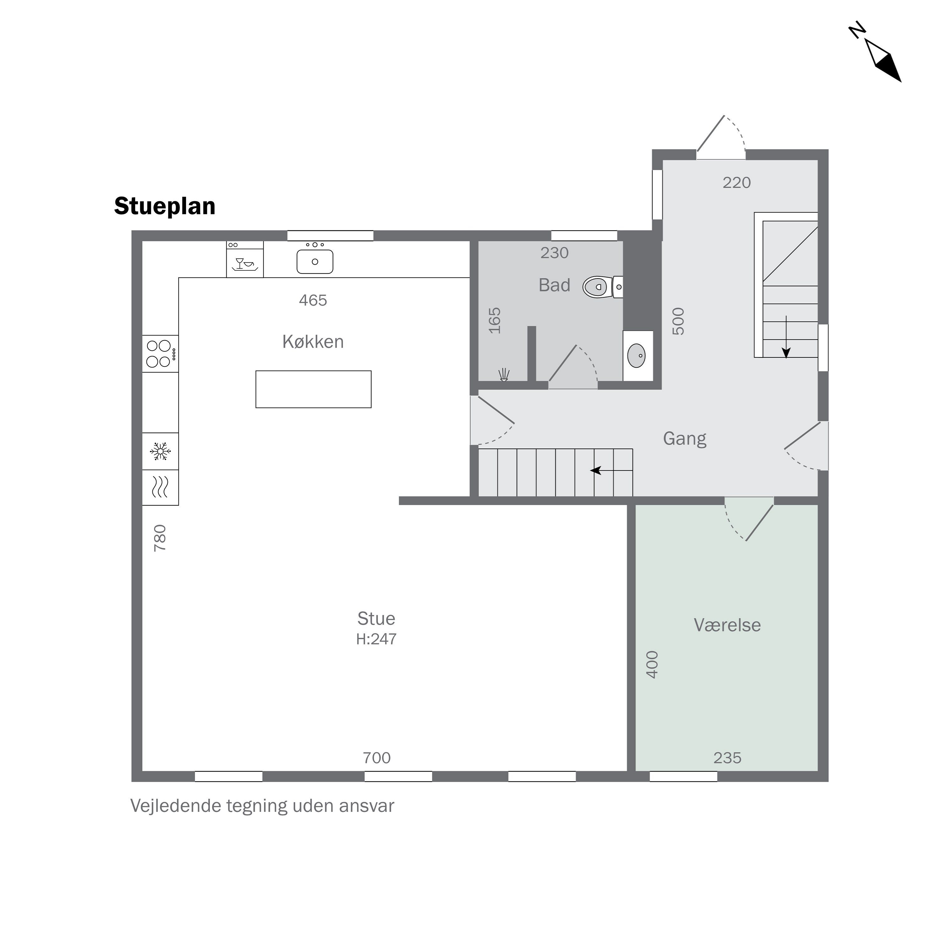 Plantegninger billede af Sct.Knudsgade 12, 4200 Slagelse