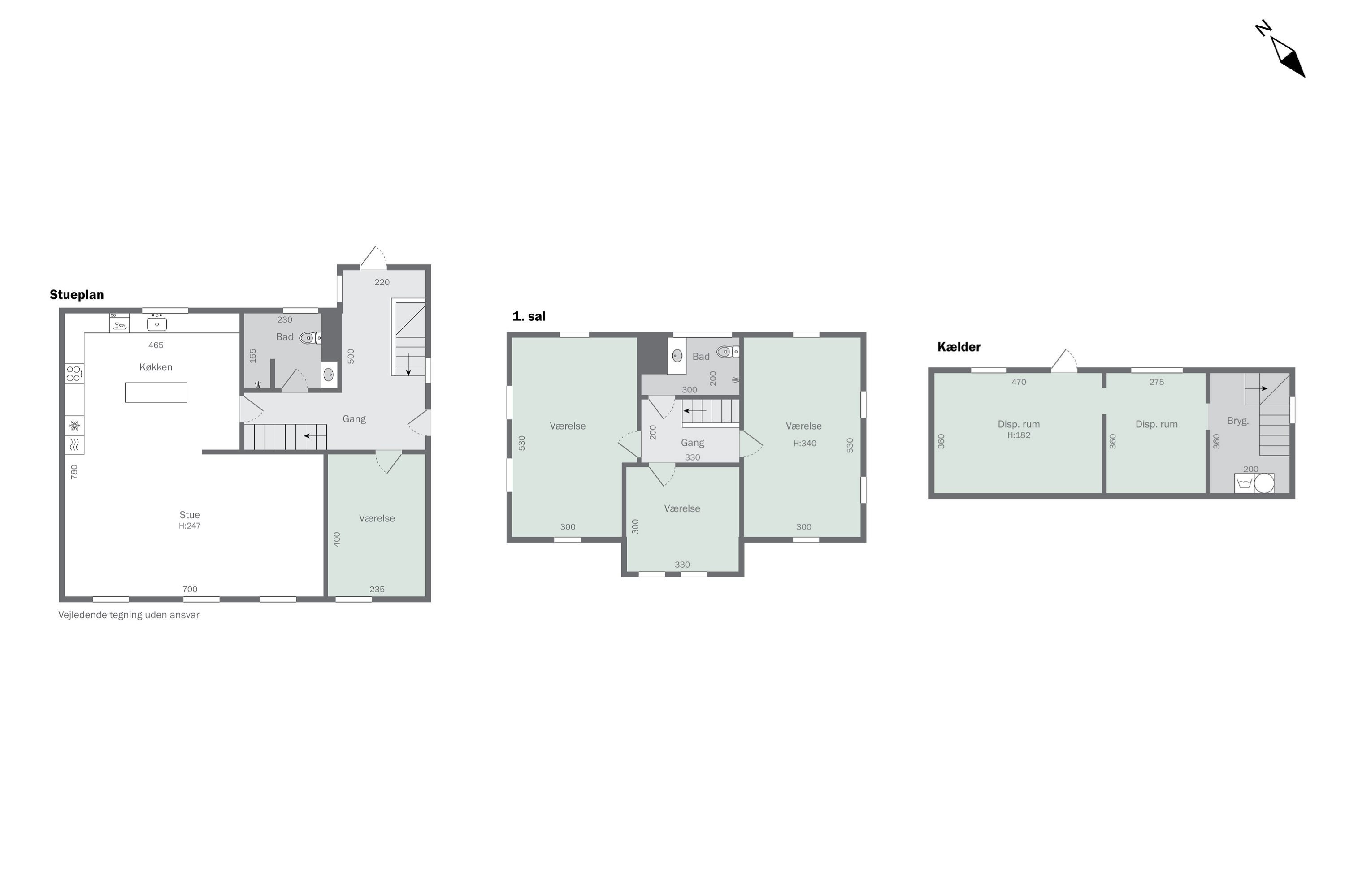 Plantegninger billede af Sct.Knudsgade 12, 4200 Slagelse