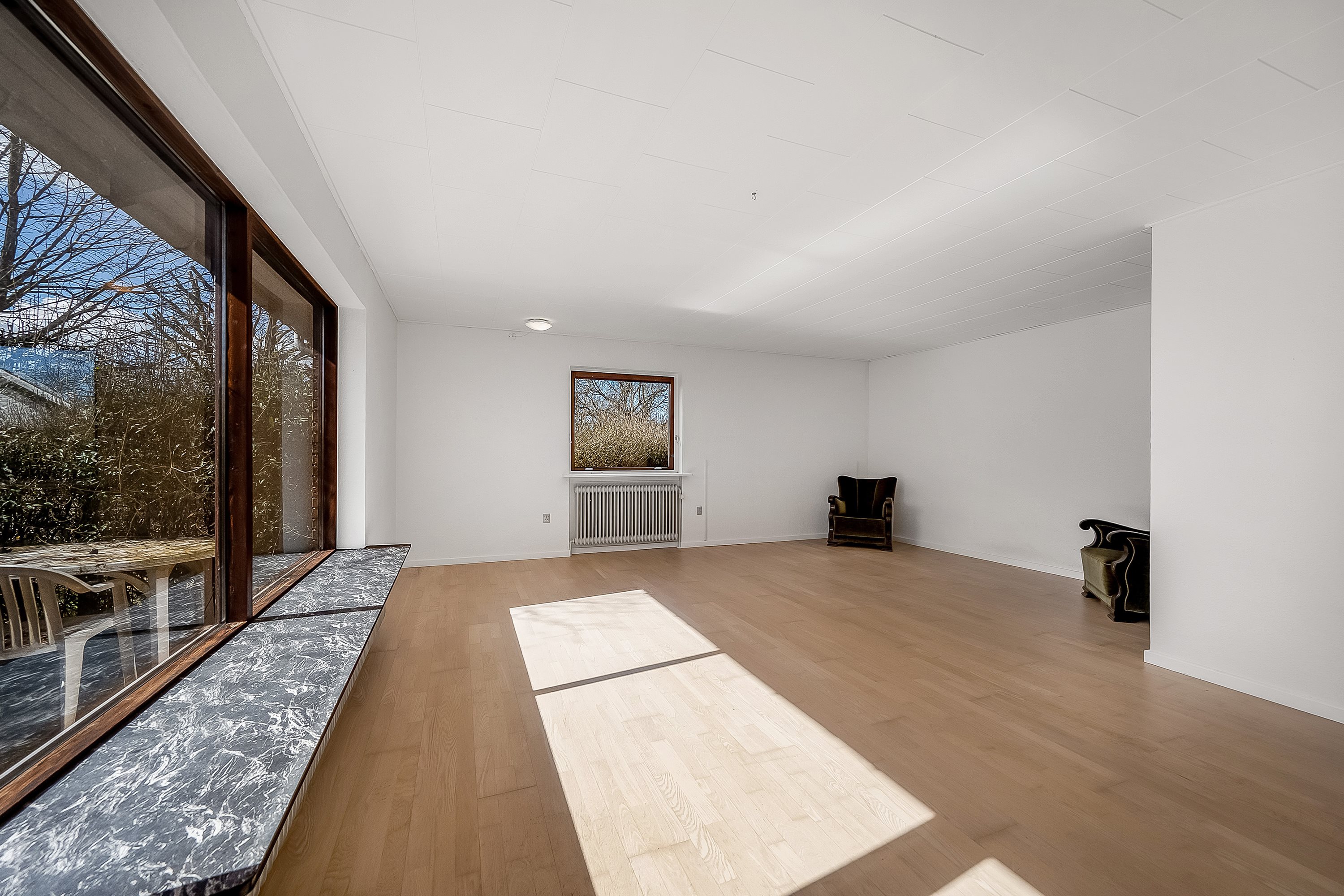 Fremhævet stue billede i fuldskærmstilstand. Billede af Tingagervej 9, Hanning, 6900 Skjern