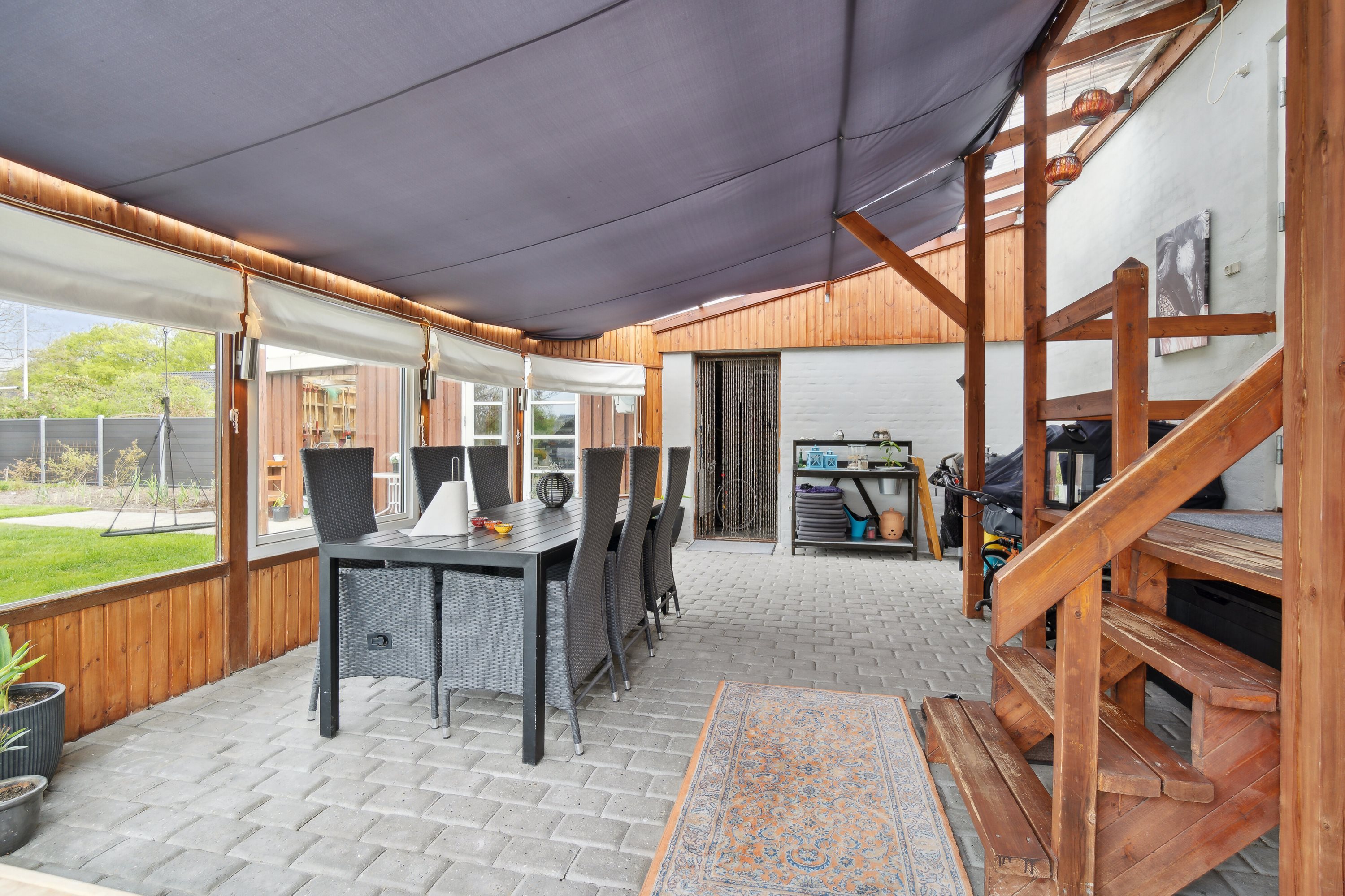 Fremhævet udestue billede i fuldskærmstilstand. Billede af Jens Baks Vej 6, 9640 Farsø