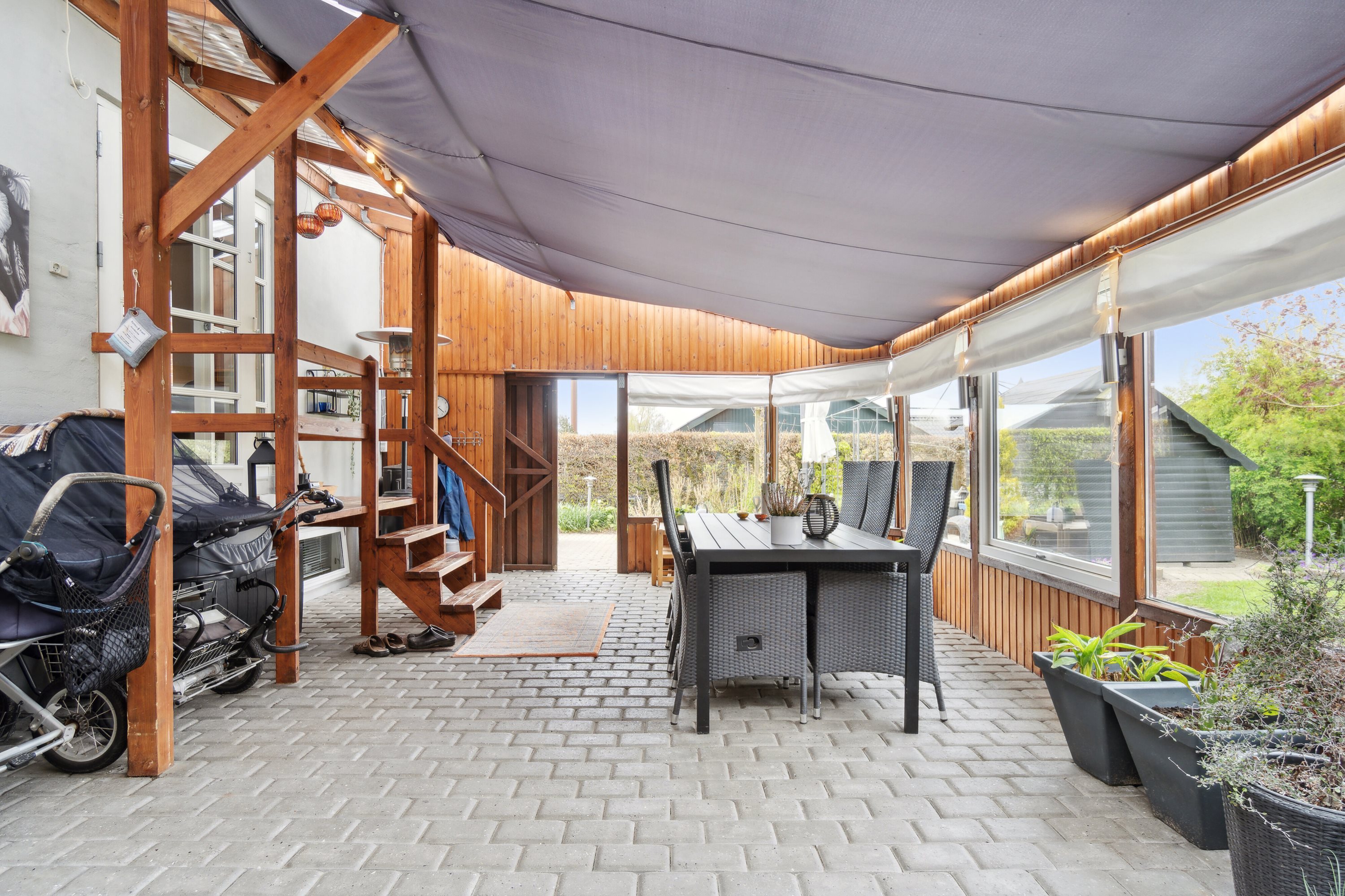 Fremhævet udestue billede i fuldskærmstilstand. Billede af Jens Baks Vej 6, 9640 Farsø