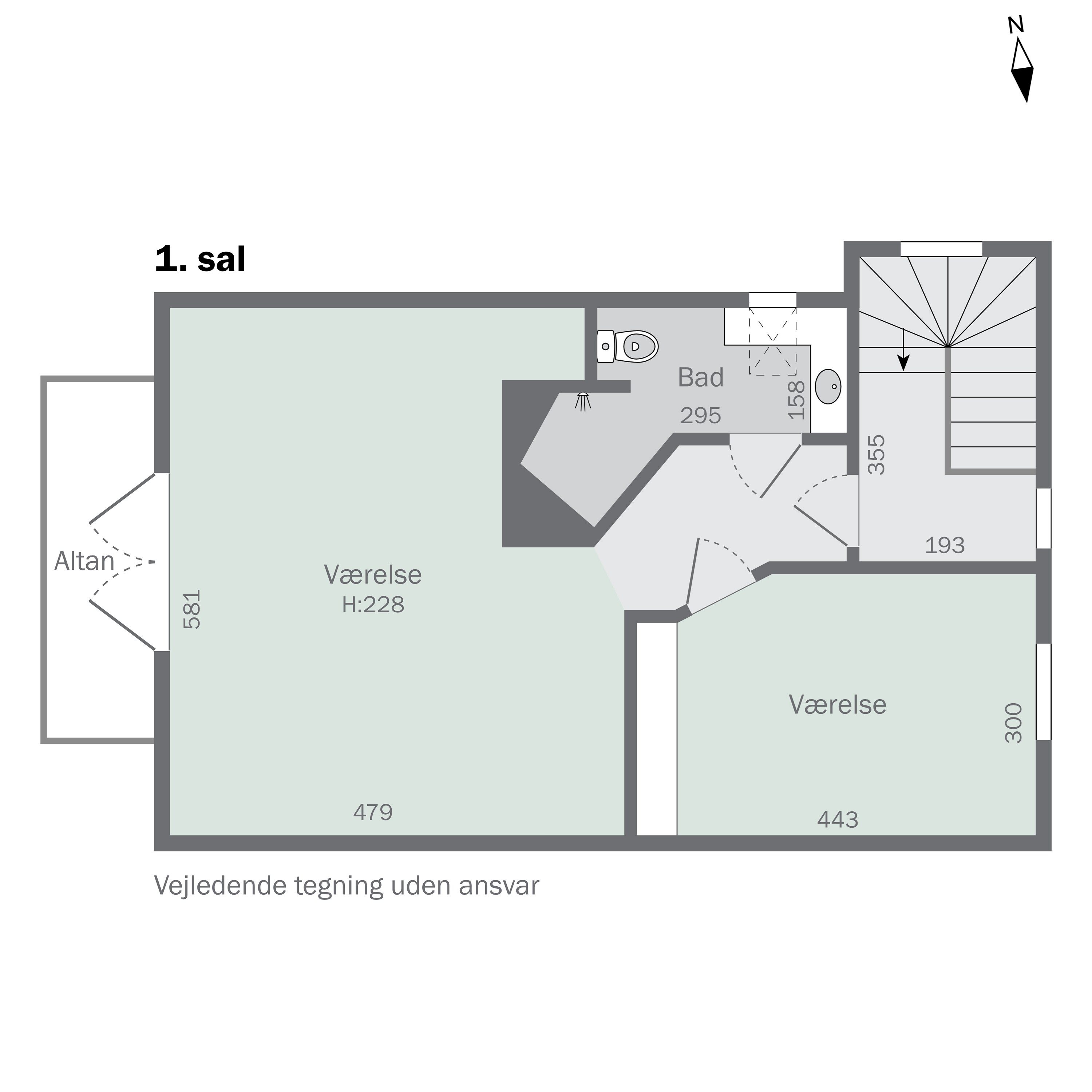 Plantegninger billede af Jens Baks Vej 6, 9640 Farsø