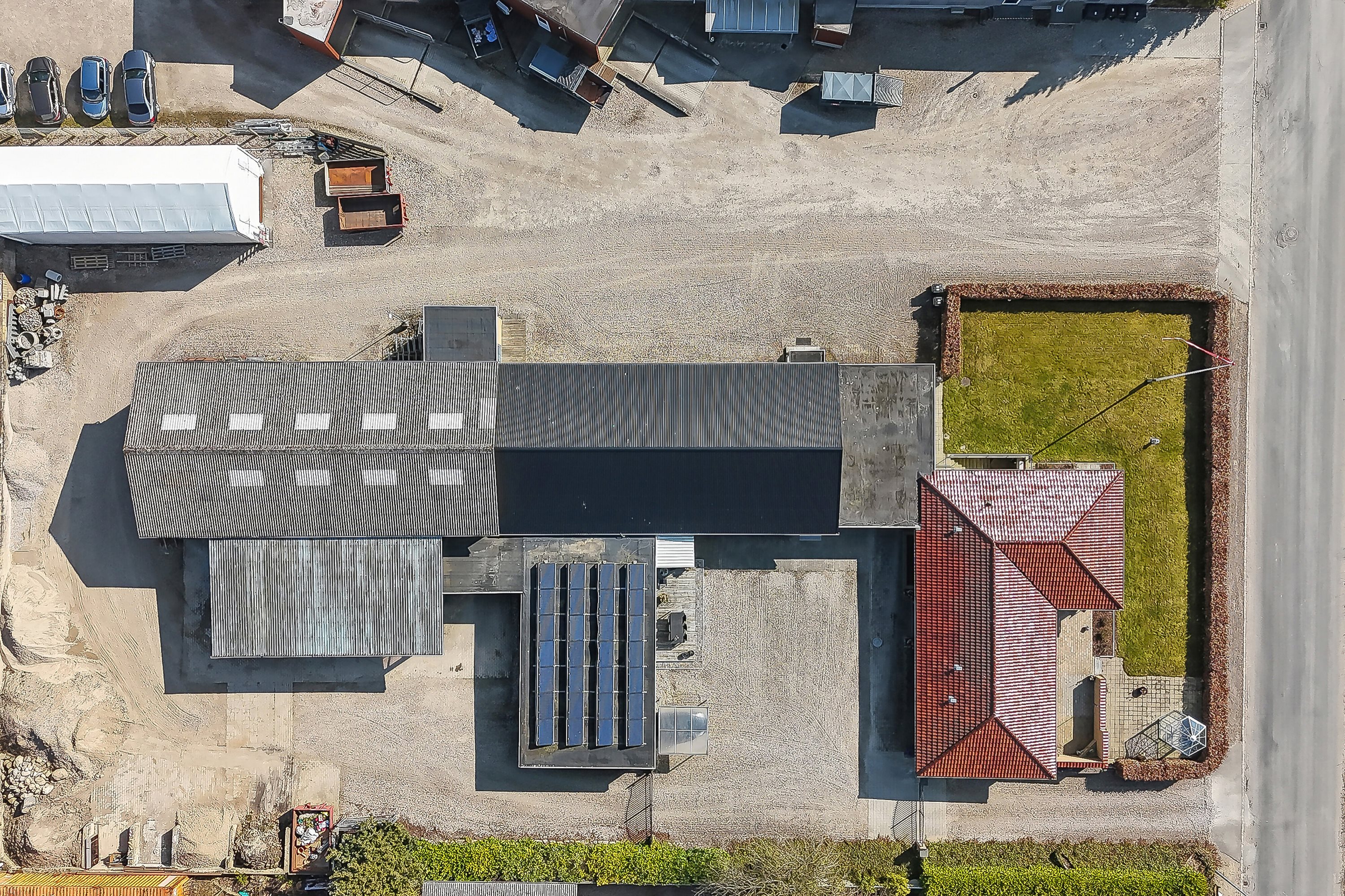 Fremhævet luftfoto billede i fuldskærmstilstand. Billede af Trappehavevej 6, Tved, 5700 Svendborg