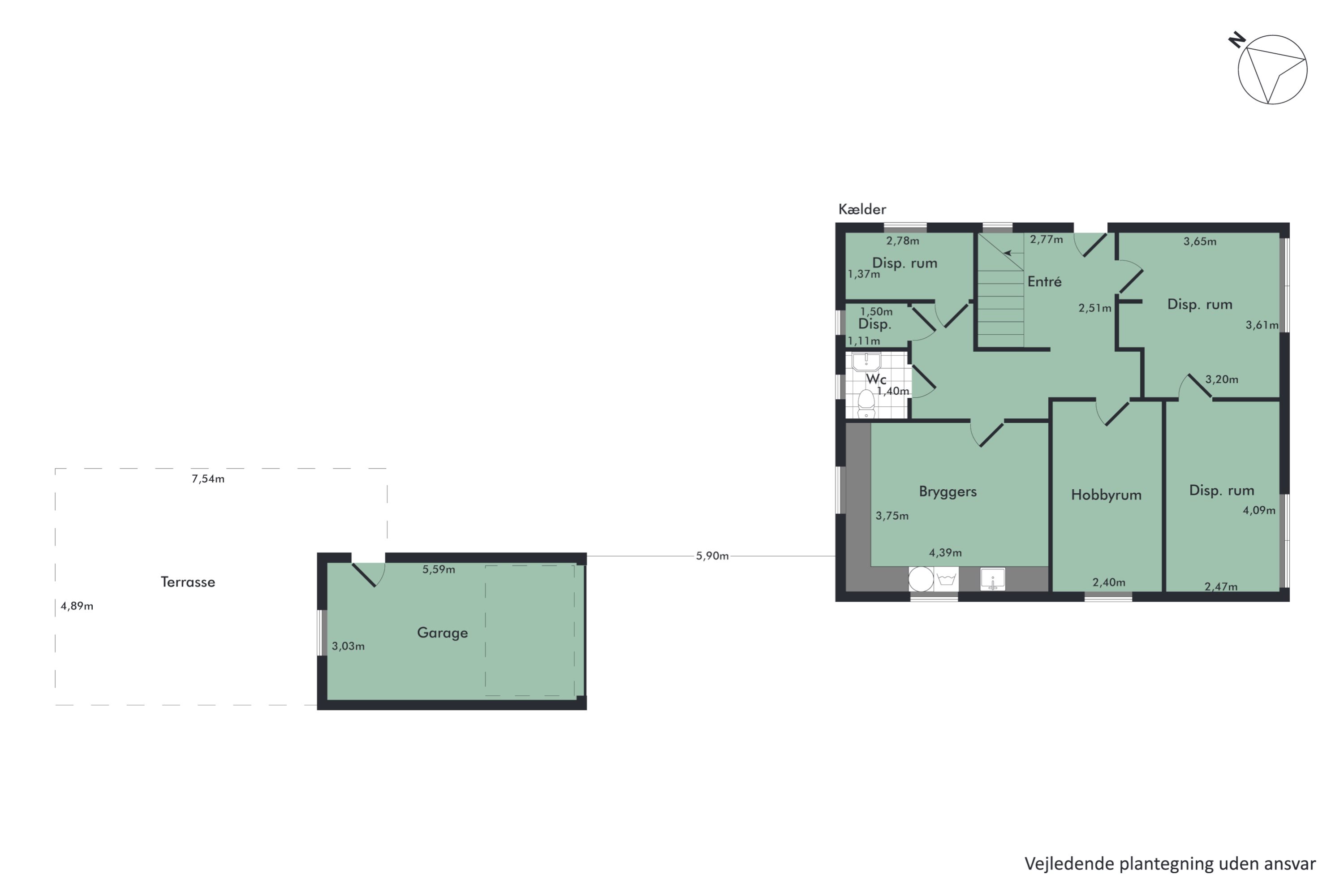 Plantegninger billede af Nordhavnsvej 7, 7800 Skive