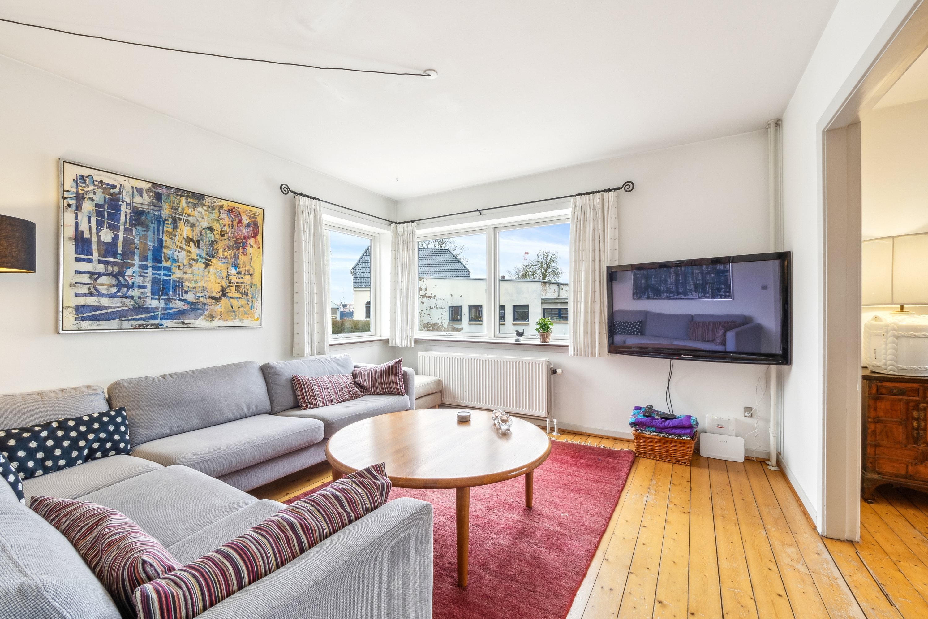 Fremhævet stue billede i fuldskærmstilstand. Billede af Nordhavnsvej 7, 7800 Skive