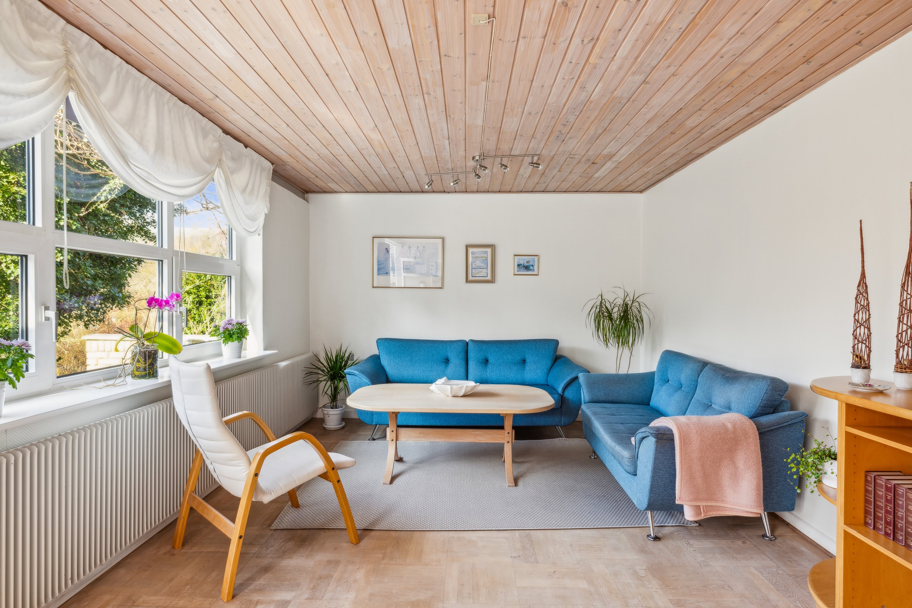 Fremhævet stue billede i fuldskærmstilstand. Billede af Kærvejen 6, Fjellerup Strand, 8585 Glesborg