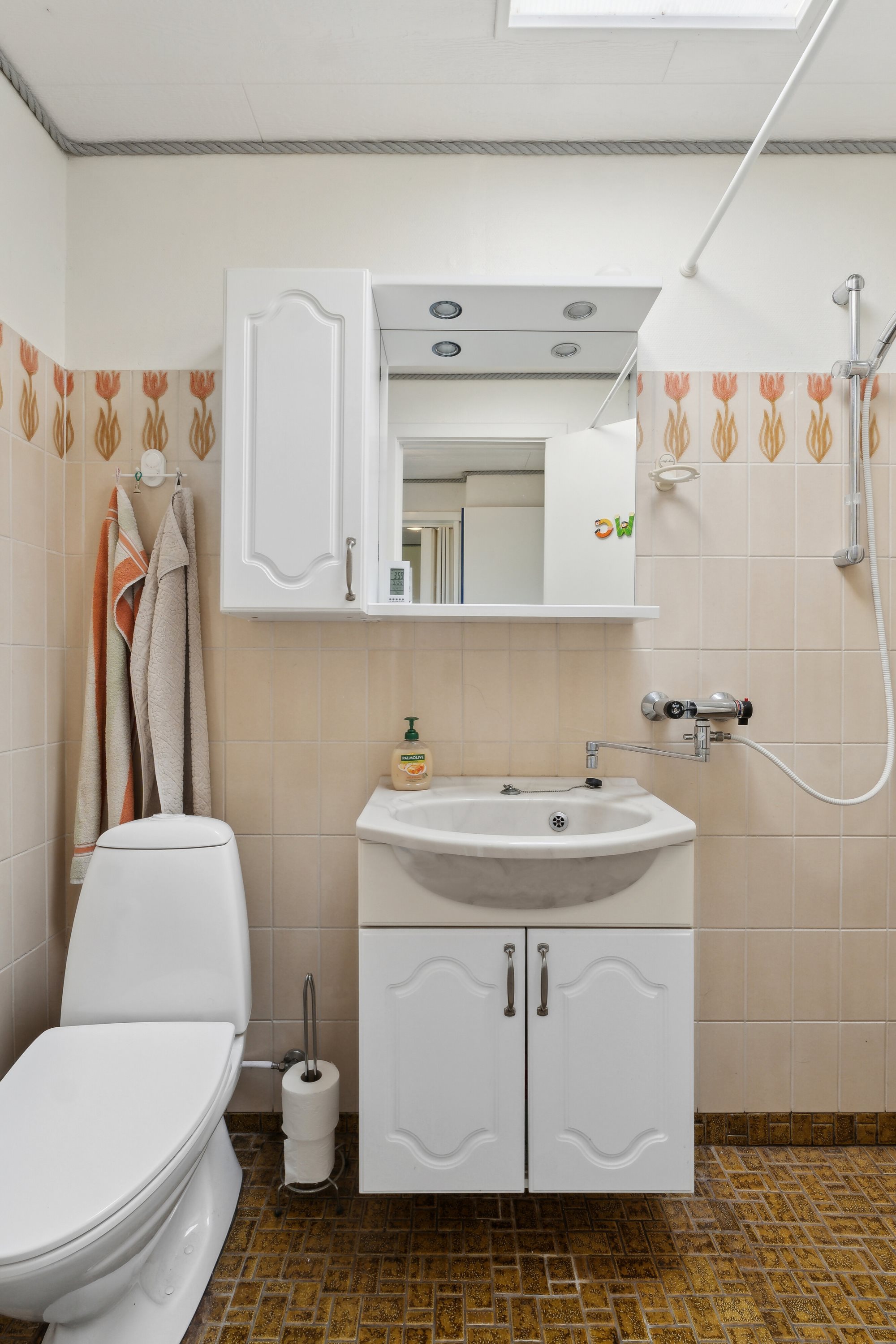 Fremhævet badeværelse billede i fuldskærmstilstand. Billede af Dageløkke Marina 6C, Dageløkke, 5953 Tranekær