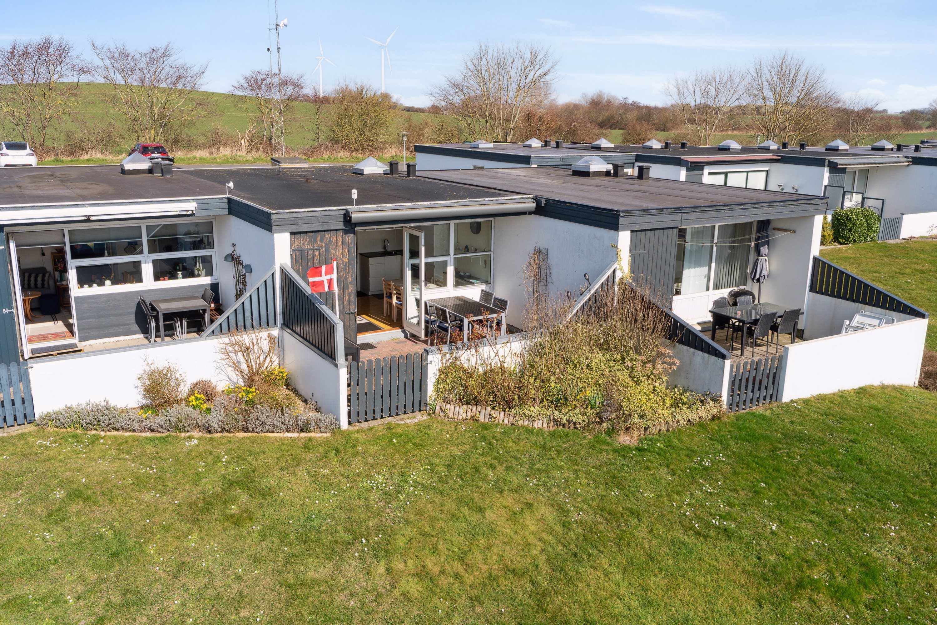 Miniaturebillede 1: set fra haven. Billede af Dageløkke Marina 6C, Dageløkke, 5953 Tranekær