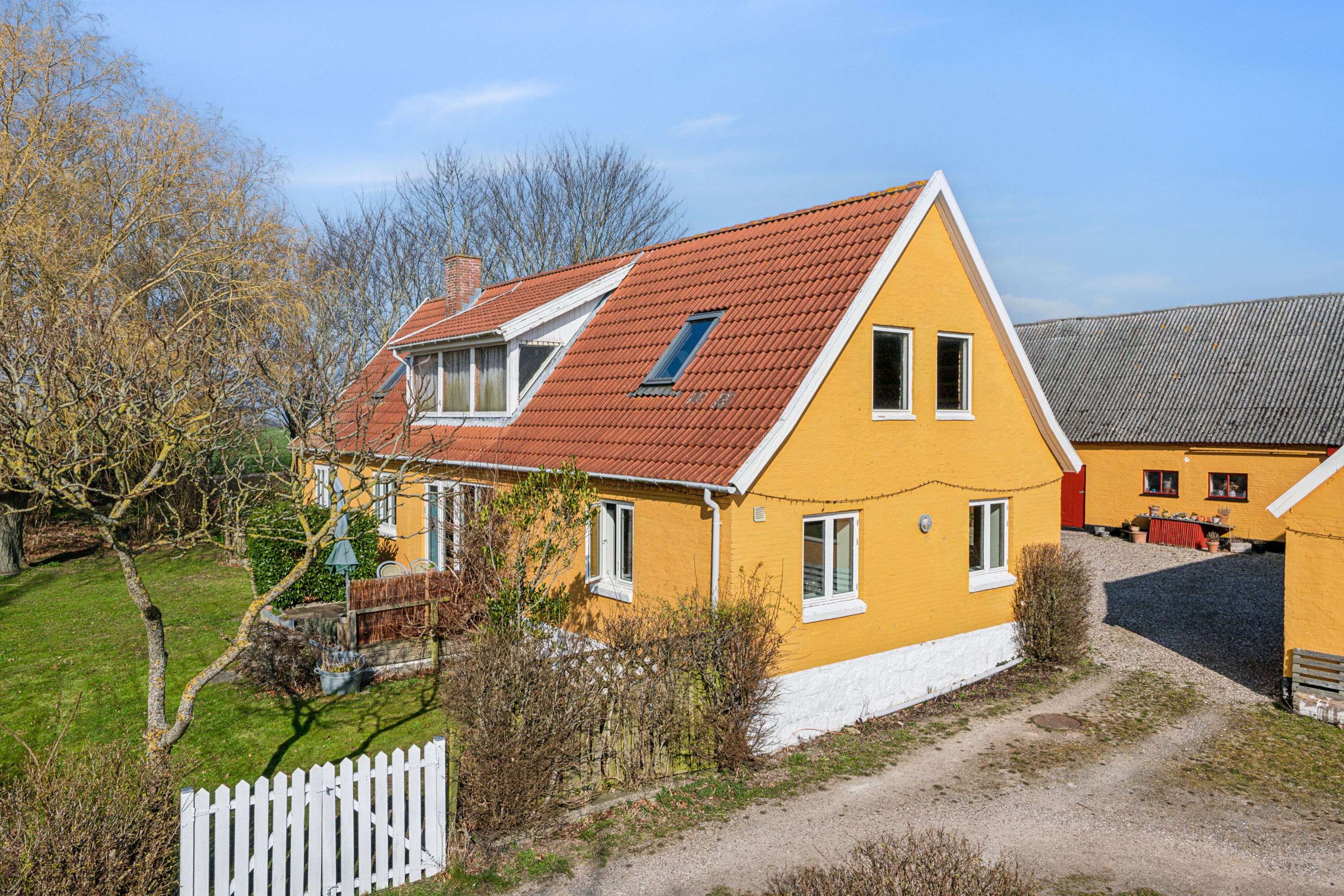 Fremhævet set fra vejen billede i fuldskærmstilstand. Billede af Drøsselbjergvej 45, Drøsselbjerg, 4200 Slagelse