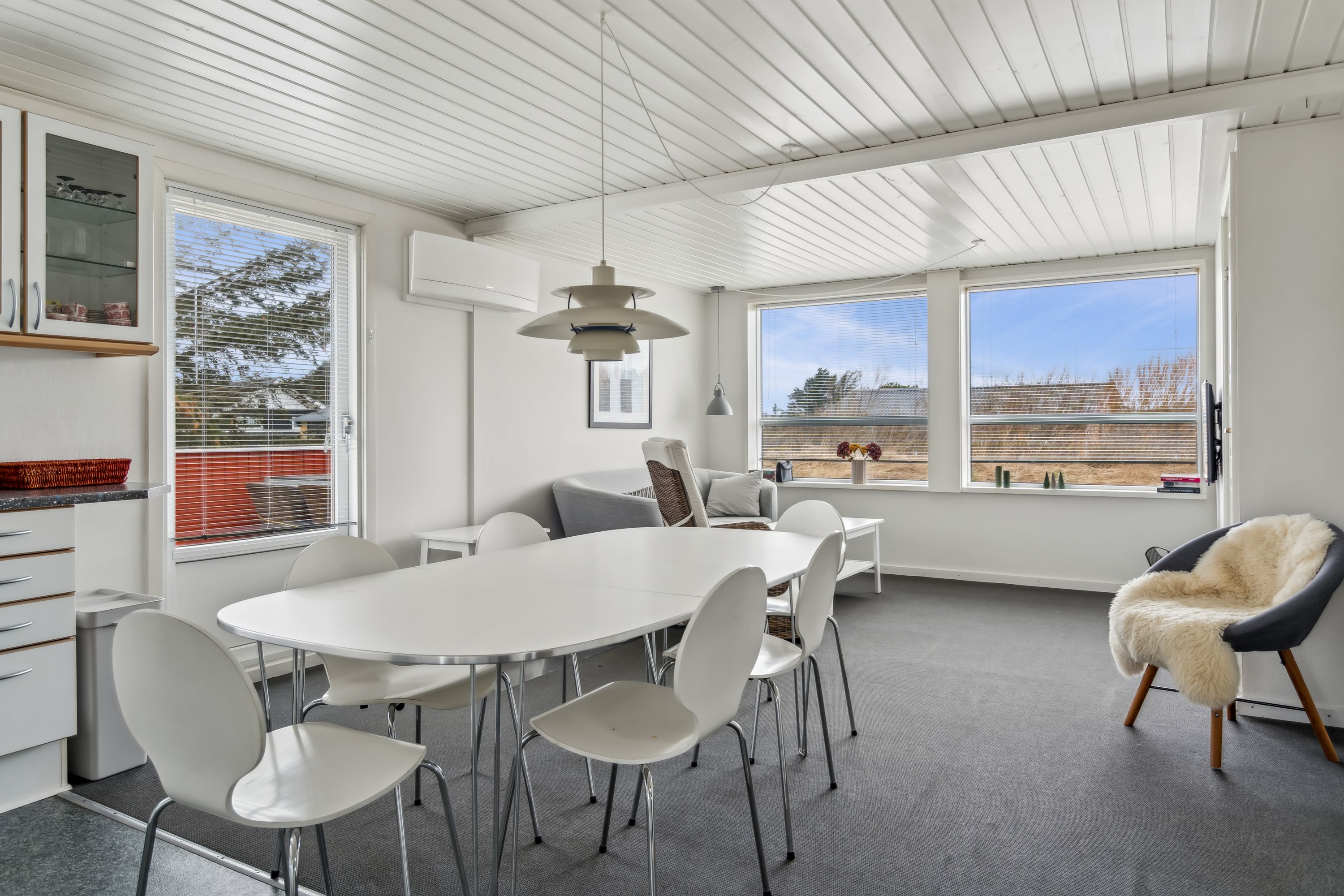 Fremhævet stue billede i fuldskærmstilstand. Billede af Pynten 3, Tornby, 9850 Hirtshals