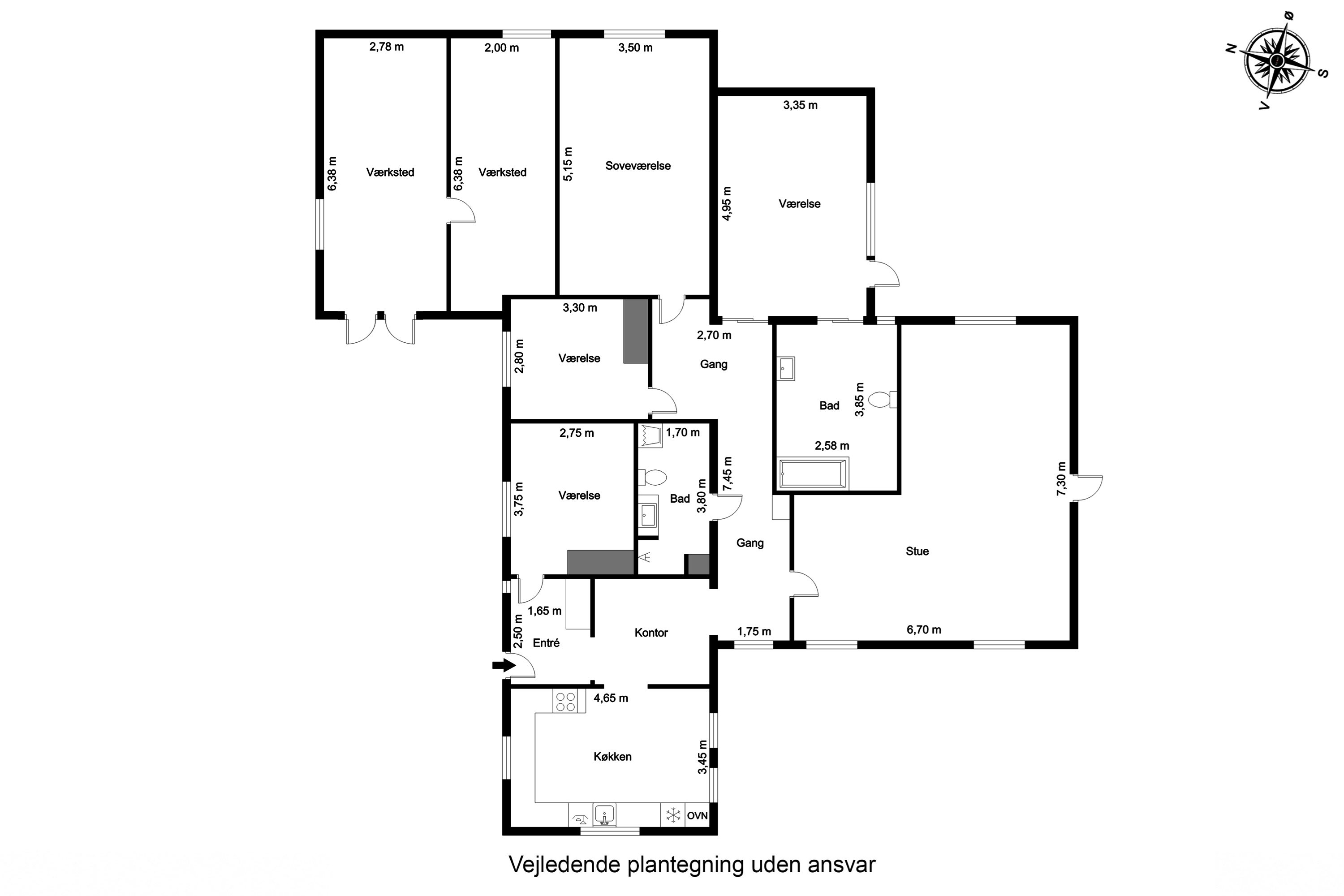 Plantegninger billede af Stationsvej 27, Filskov, 7200 Grindsted