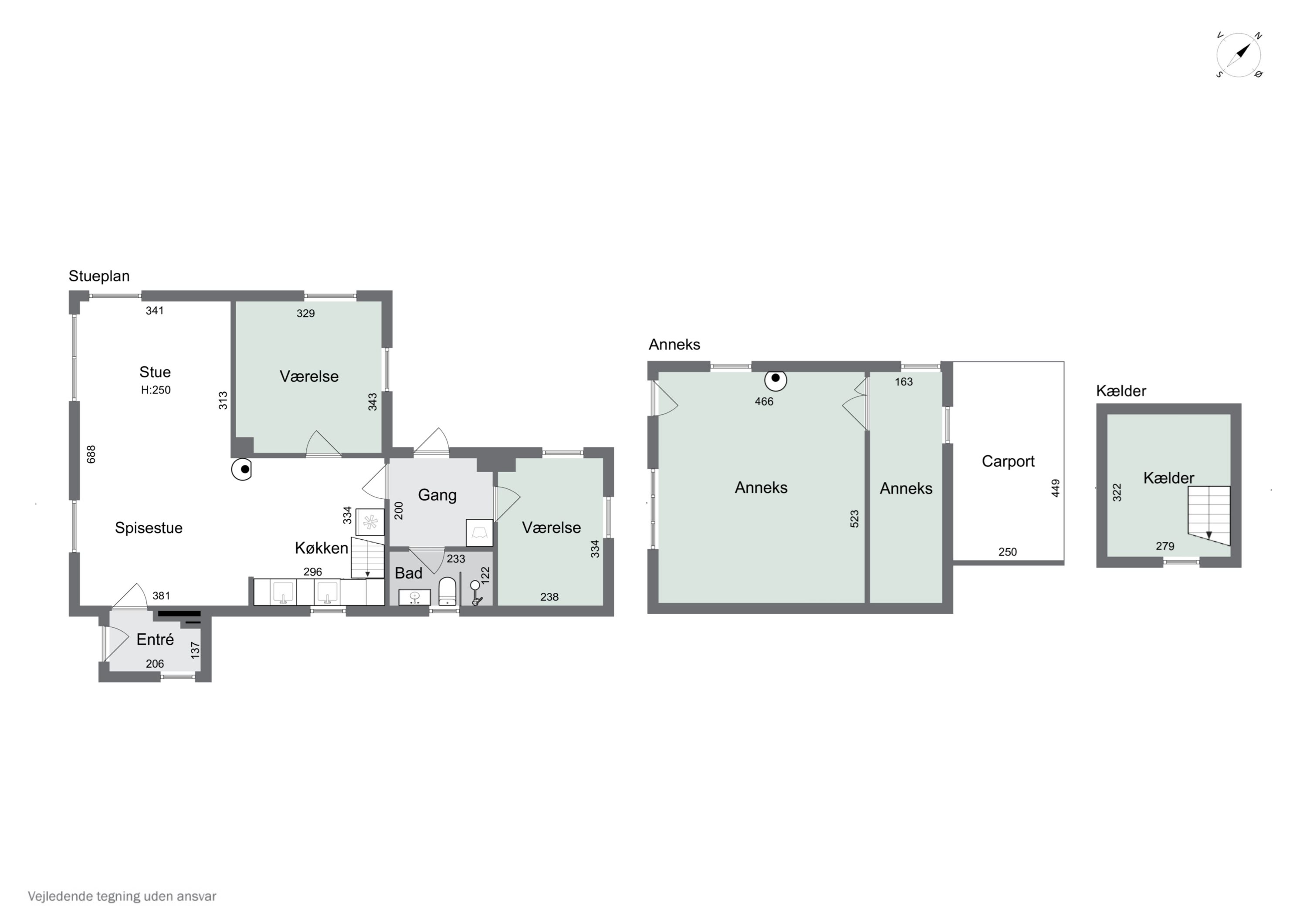 Plantegninger billede af Nyvej 22, Ulbølle, 5762 Vester Skerninge