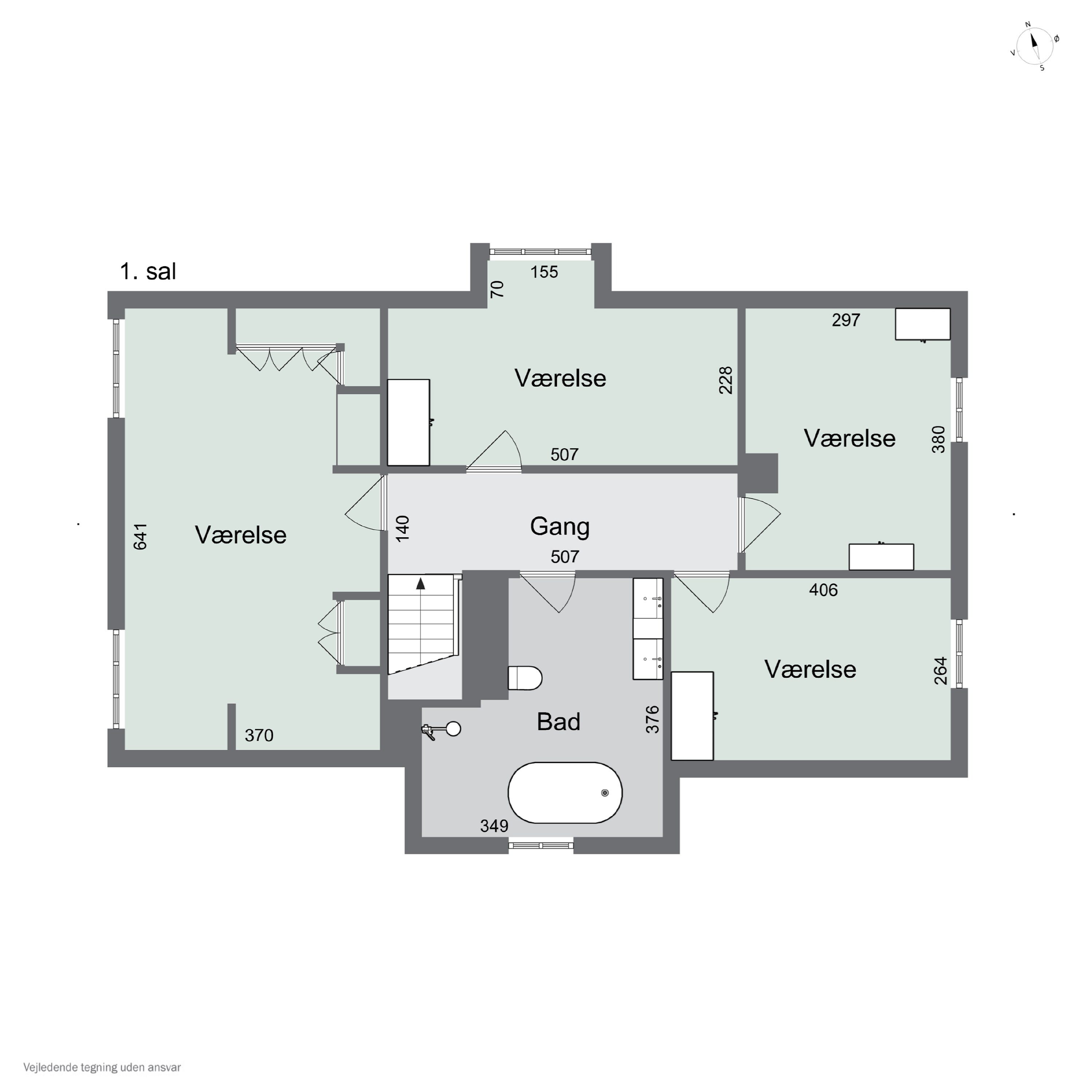 Plantegninger billede af Jullerupvej 52, Jullerup, 5471 Søndersø
