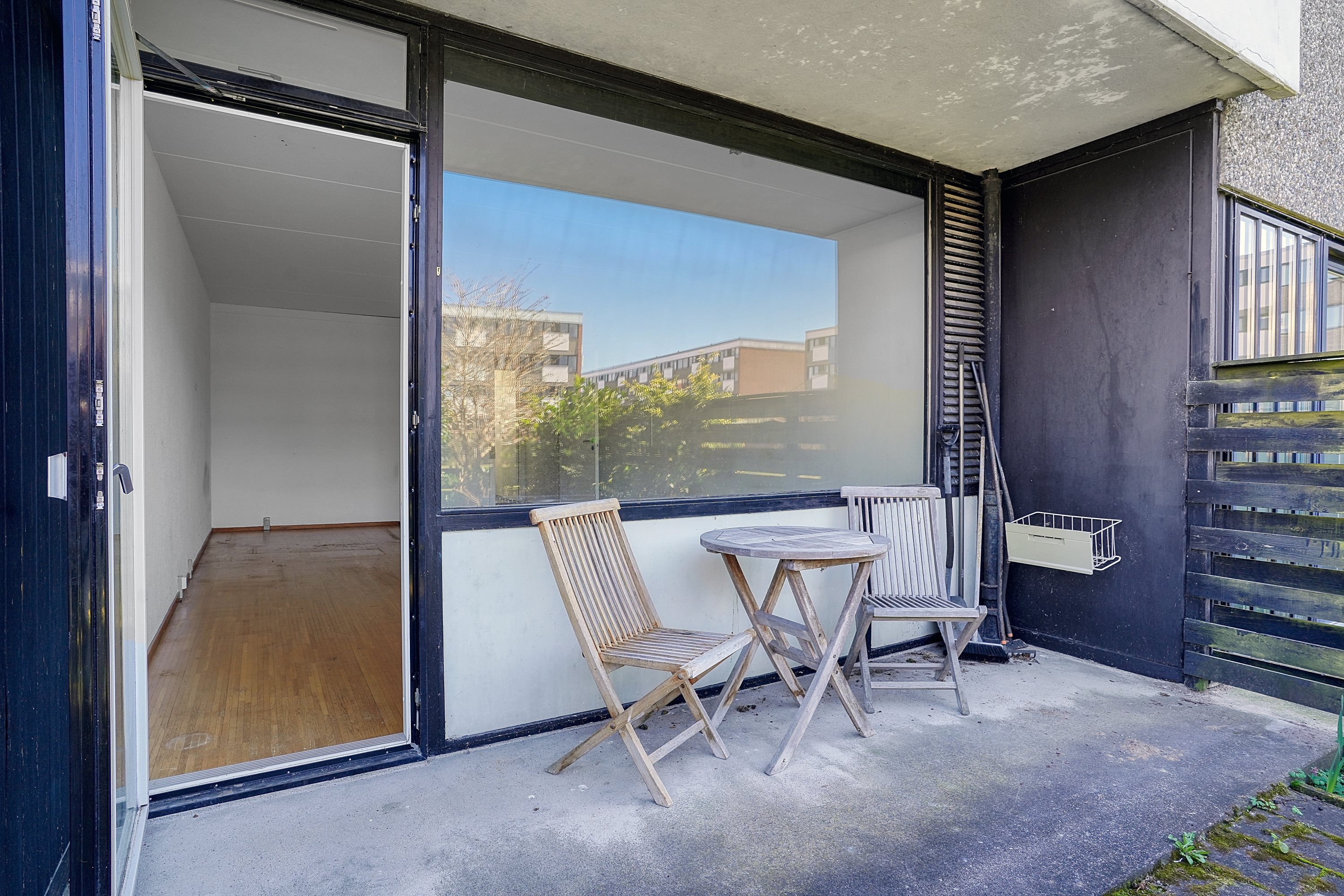 Fremhævet terrasse billede i fuldskærmstilstand. Billede af Teglgårdsvej 519, st.. th., 3050 Humlebæk