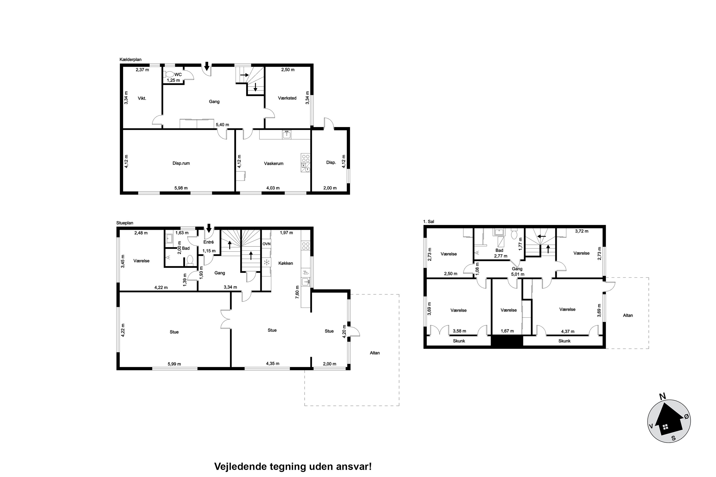 Plantegninger billede af Ørnevej 12, 9900 Frederikshavn