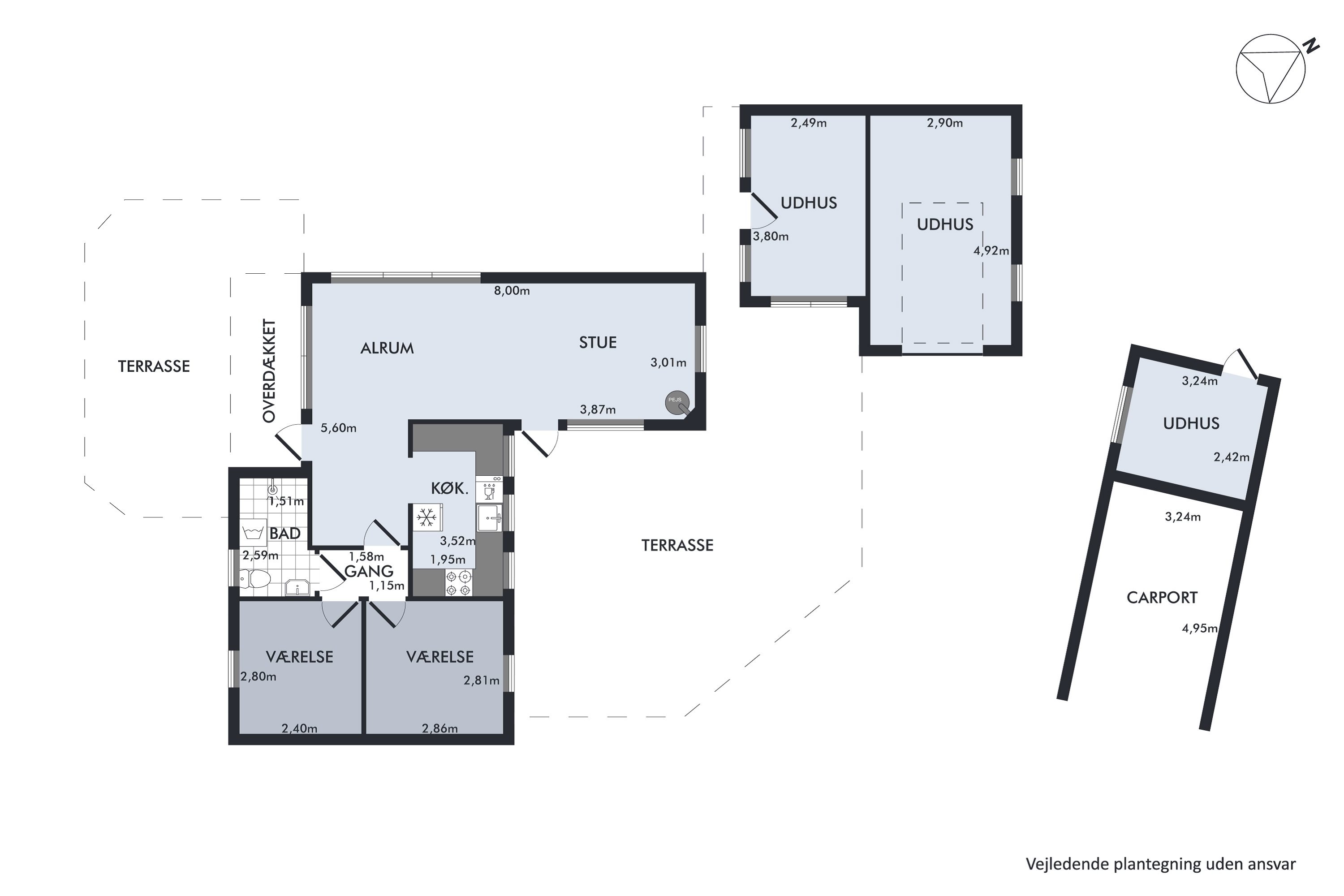 Plantegninger billede af Strands Havvej 12, Begtrup Vig, 8420 Knebel