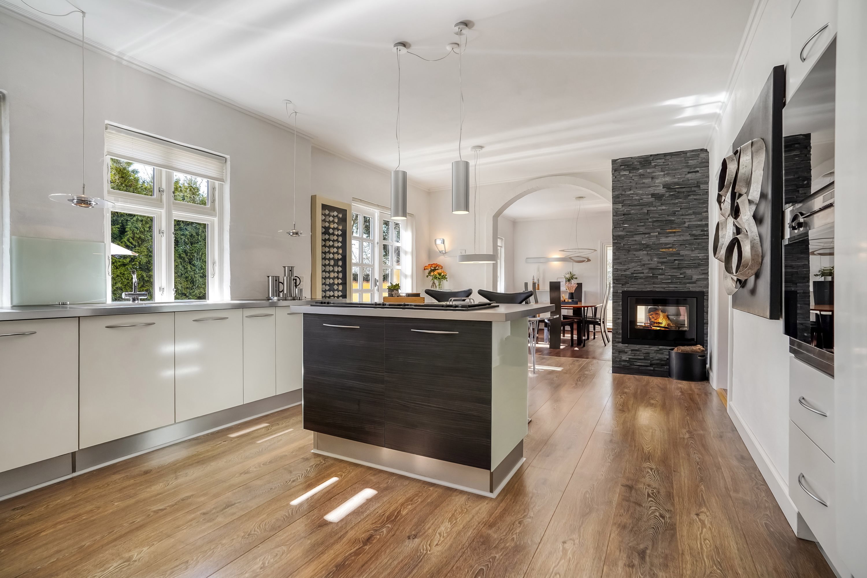 Fremhævet køkken billede i fuldskærmstilstand. Billede af Slettensvej 647, Daugstrup, 5450 Otterup