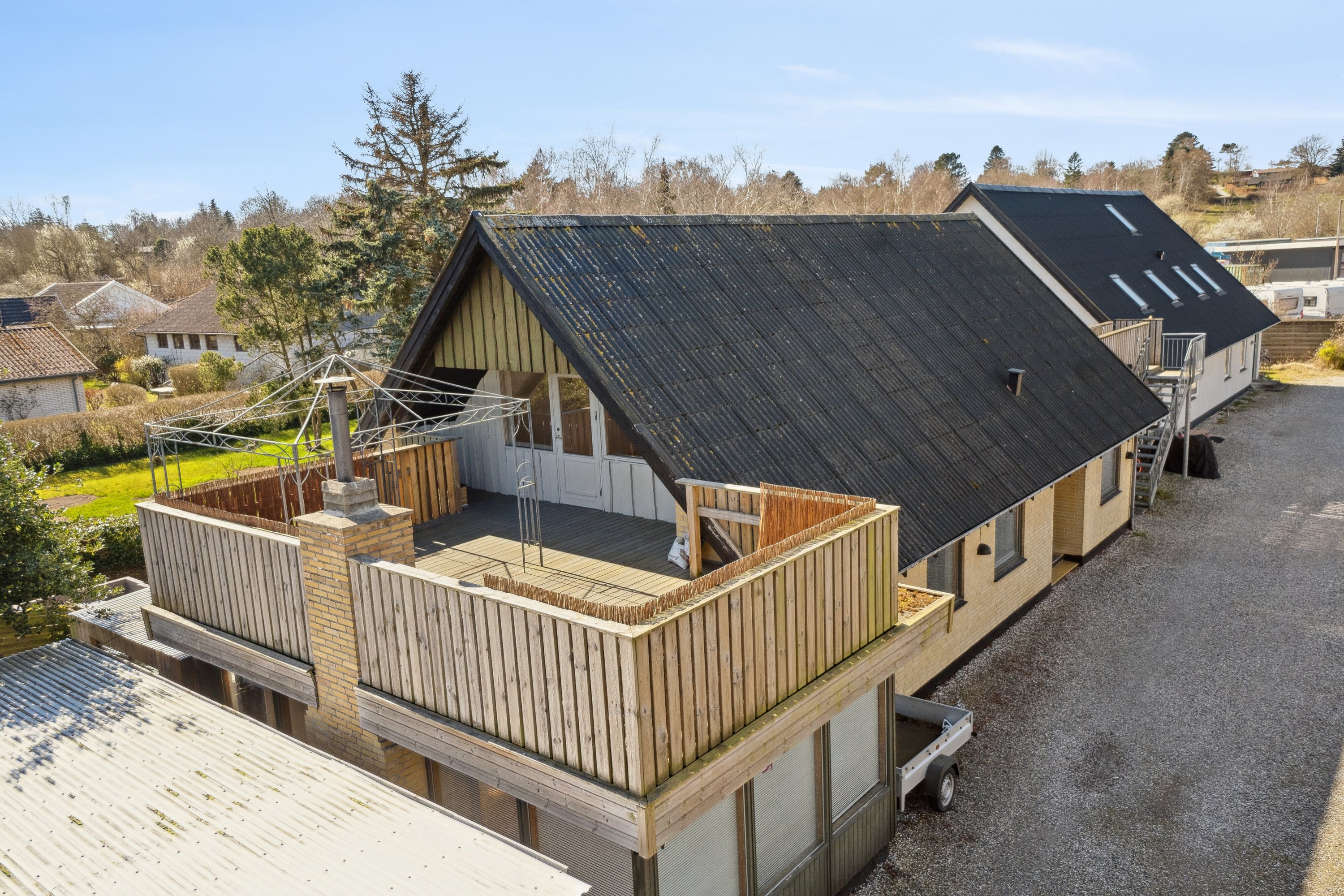 Miniaturebillede 1: terrasse. Billede af Lille Kregmevej 10A, 1., Kregme, 3300 Frederiksværk