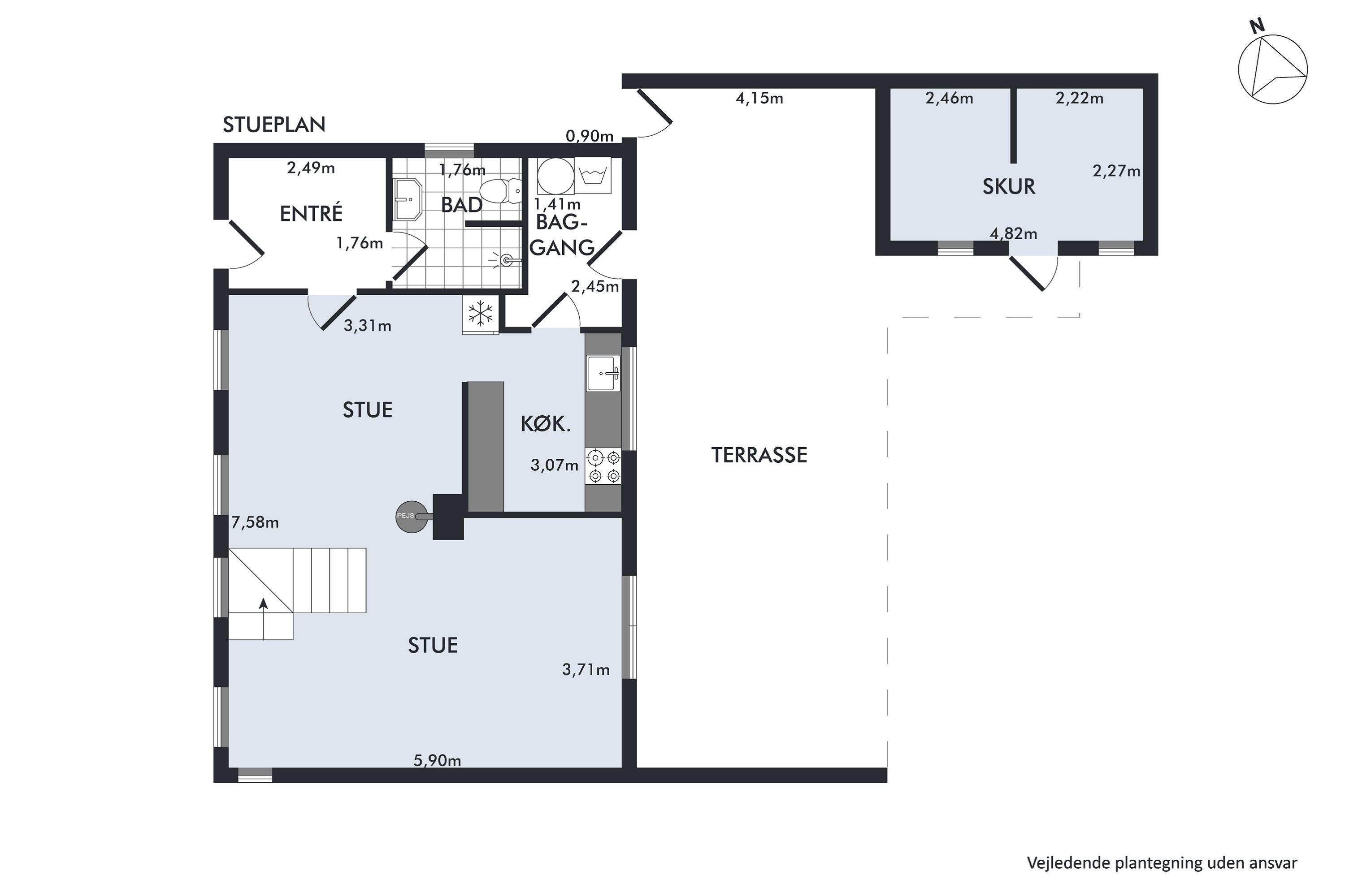 Plantegninger billede af Smedebjergevej 33, Vils, 7980 Vils