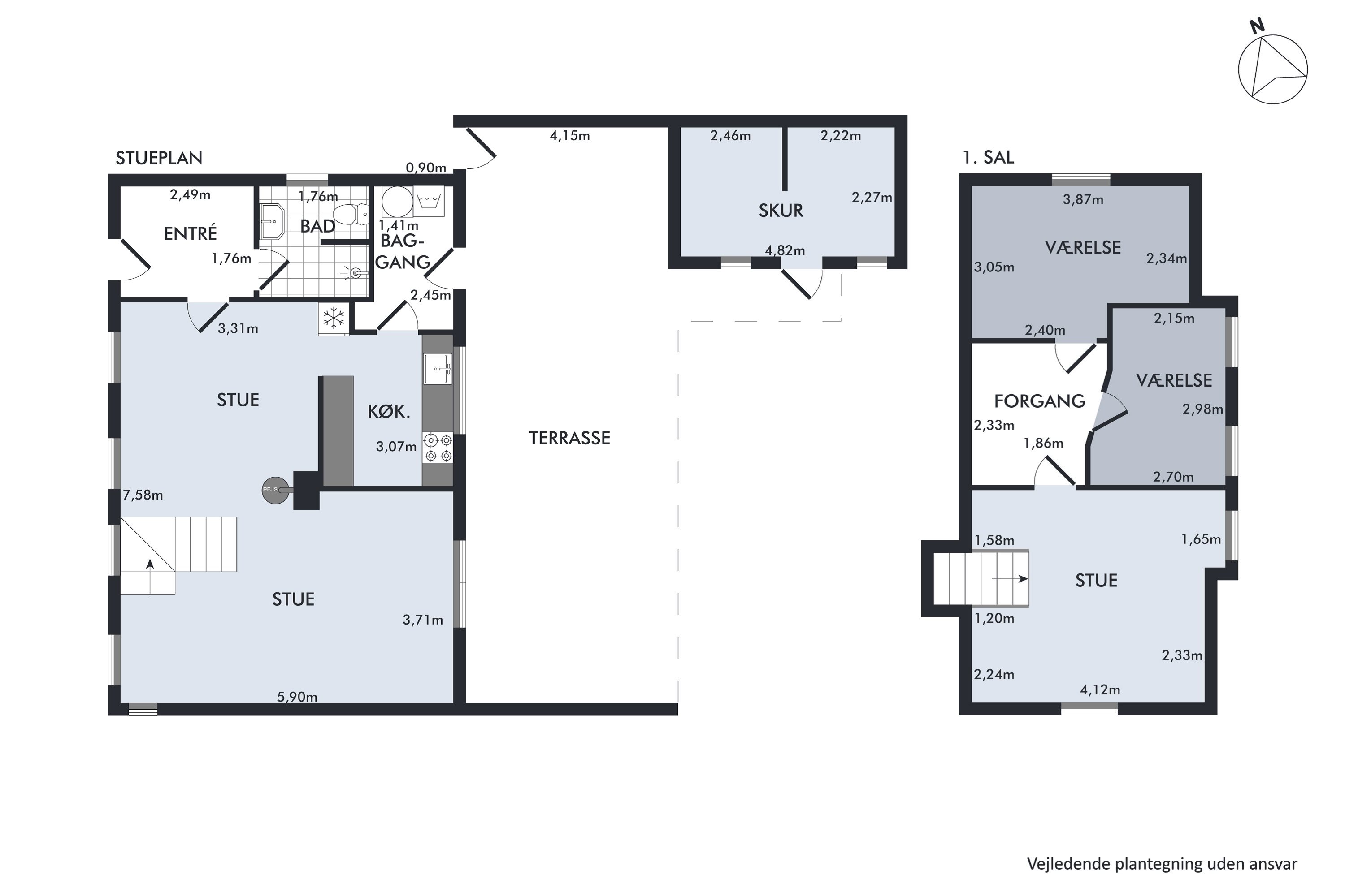 Plantegninger billede af Smedebjergevej 33, Vils, 7980 Vils
