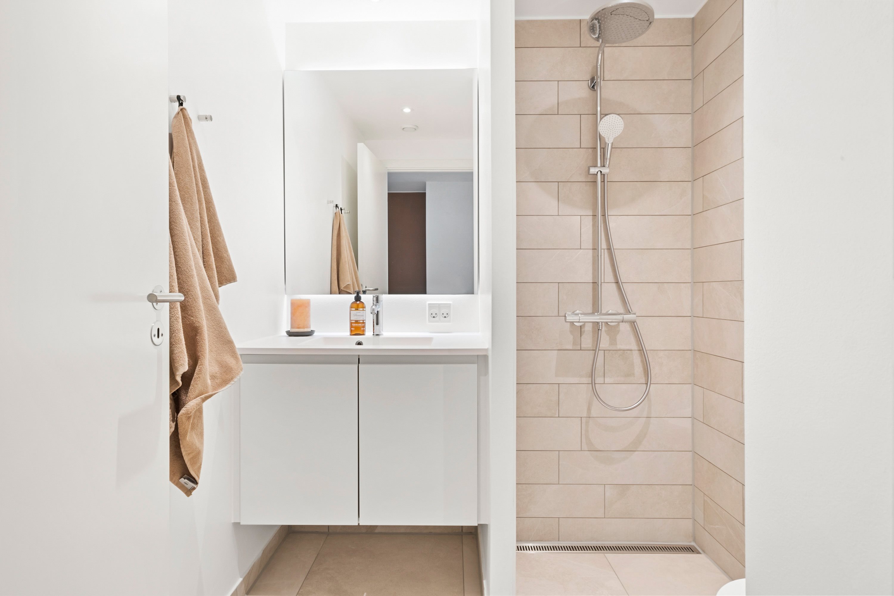 Fremhævet badeværelse billede i fuldskærmstilstand. Billede af Stigsborg Brygge 161, 4. th., 9400 Nørresundby