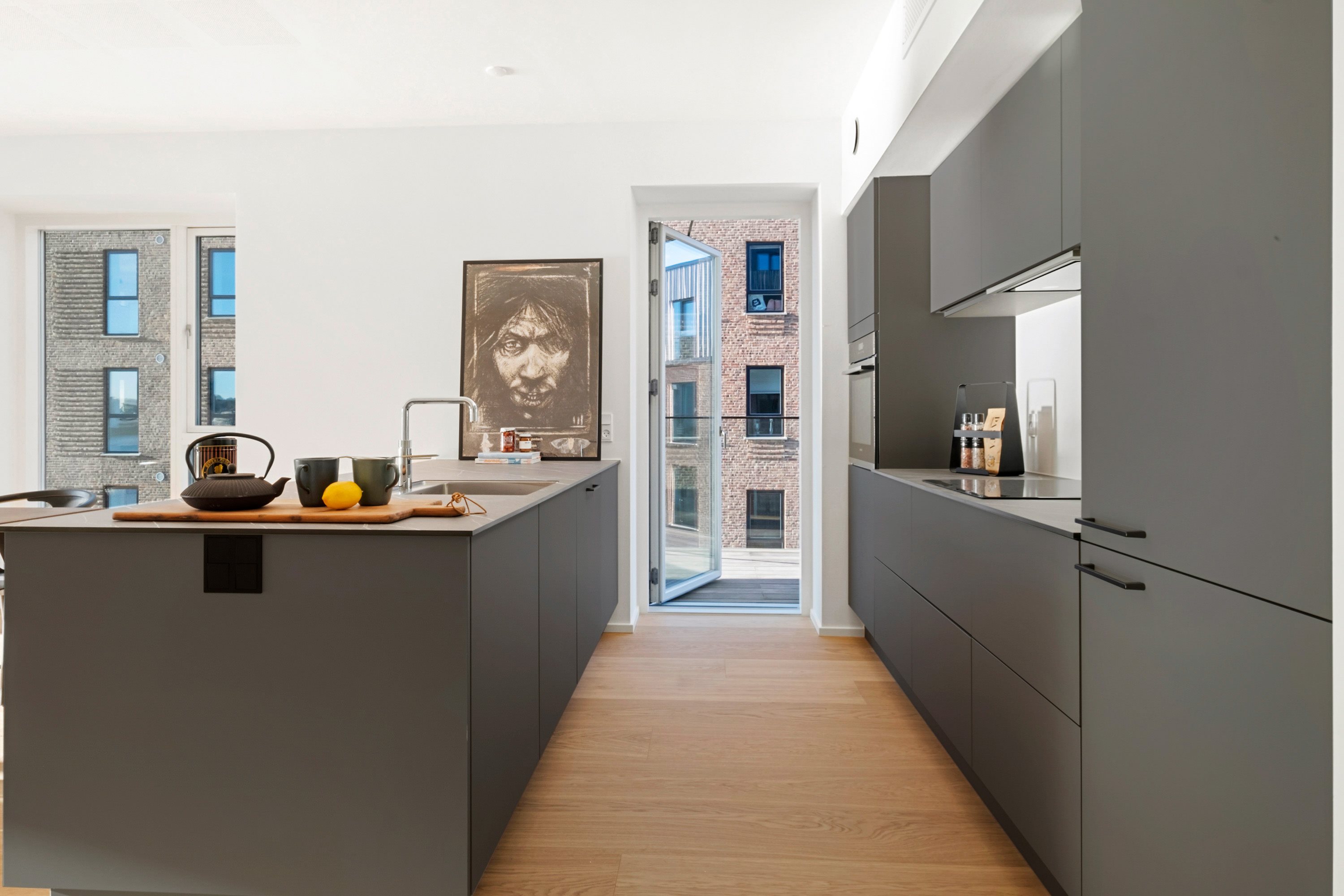 Fremhævet køkken billede i fuldskærmstilstand. Billede af Stigsborg Brygge 161, 4. th., 9400 Nørresundby