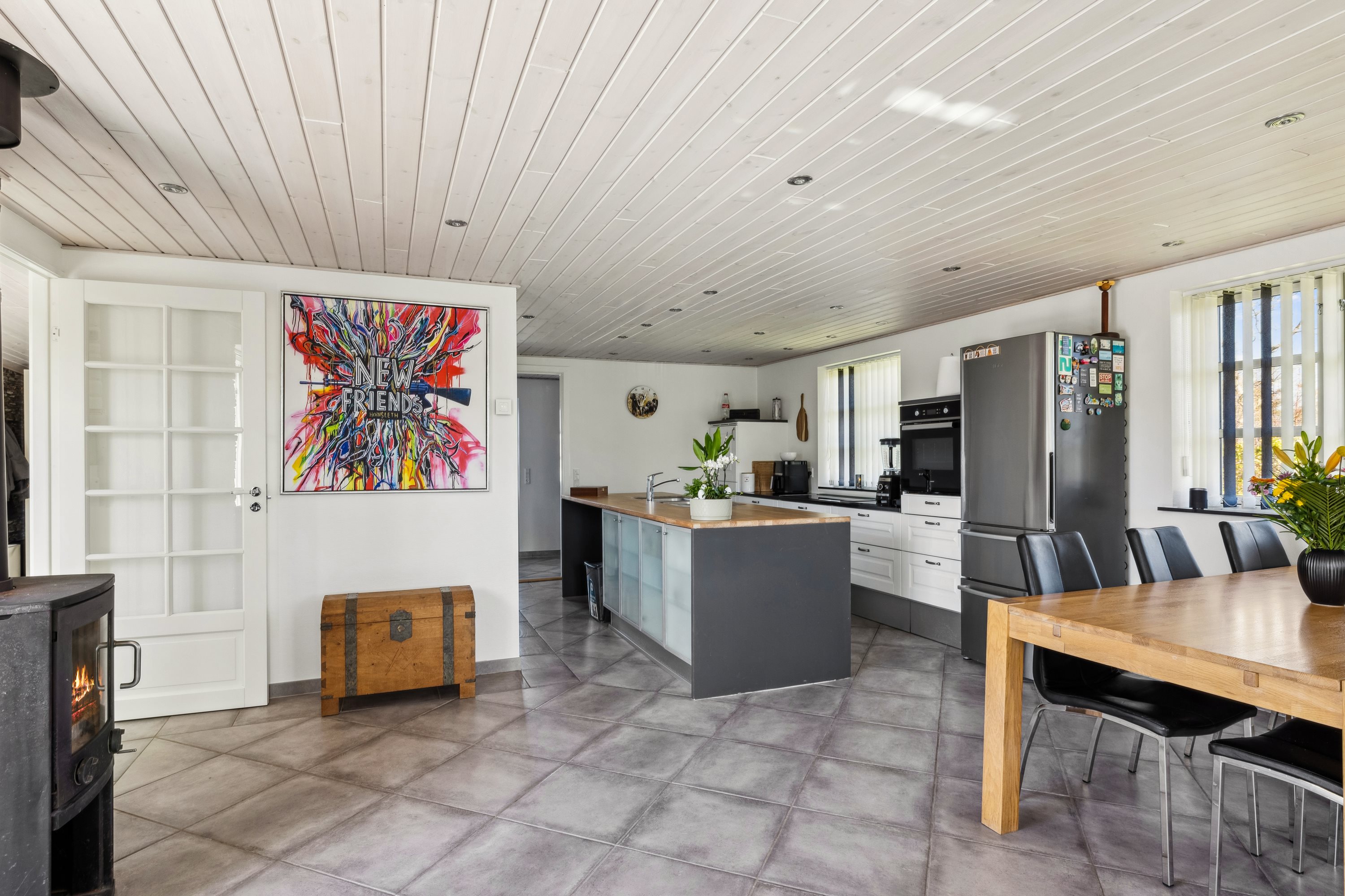 Fremhævet køkken billede i fuldskærmstilstand. Billede af Pilevej 26, 8500 Grenaa