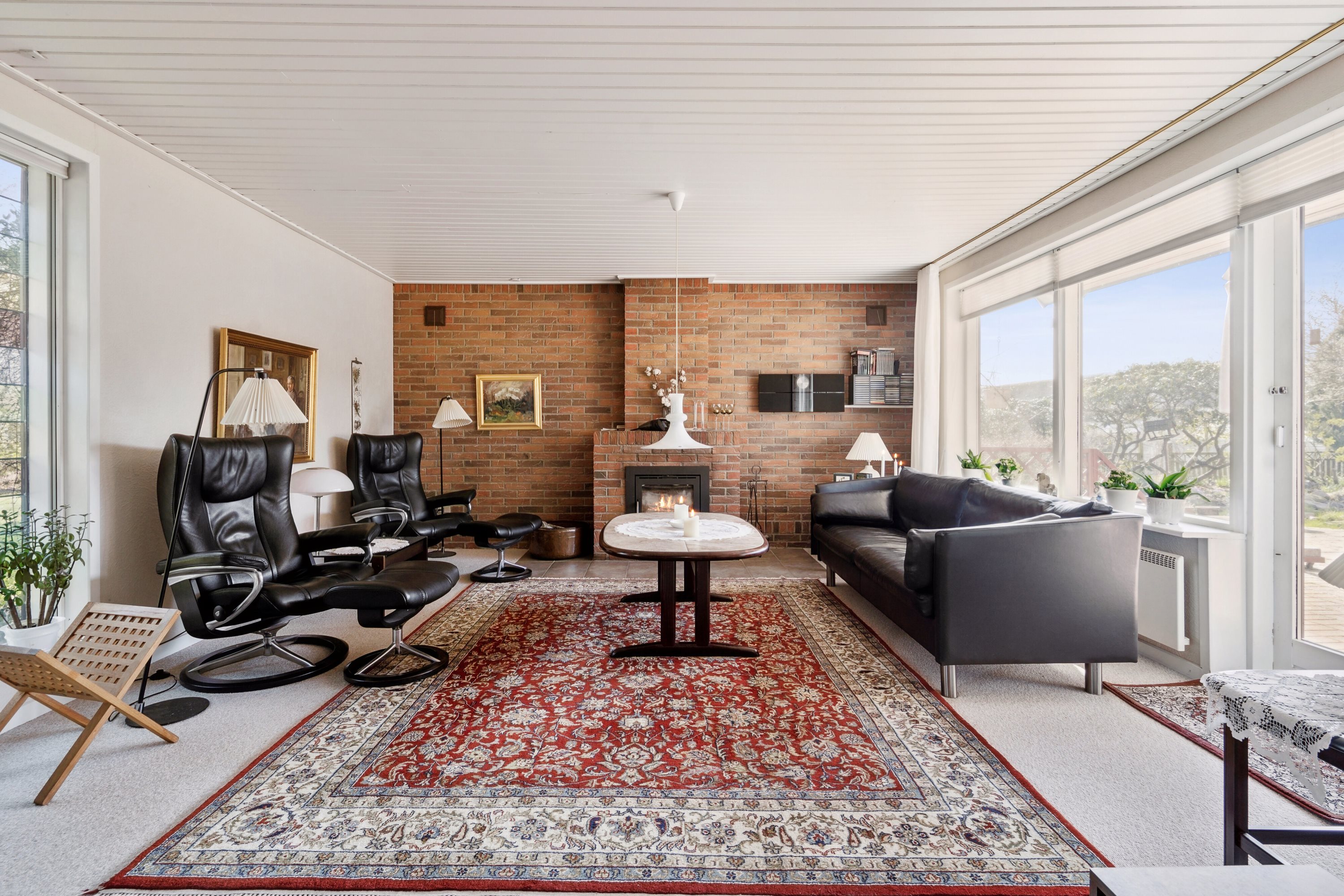 Fremhævet stue billede i fuldskærmstilstand. Billede af Muskatvænget 17, 6360 Tinglev