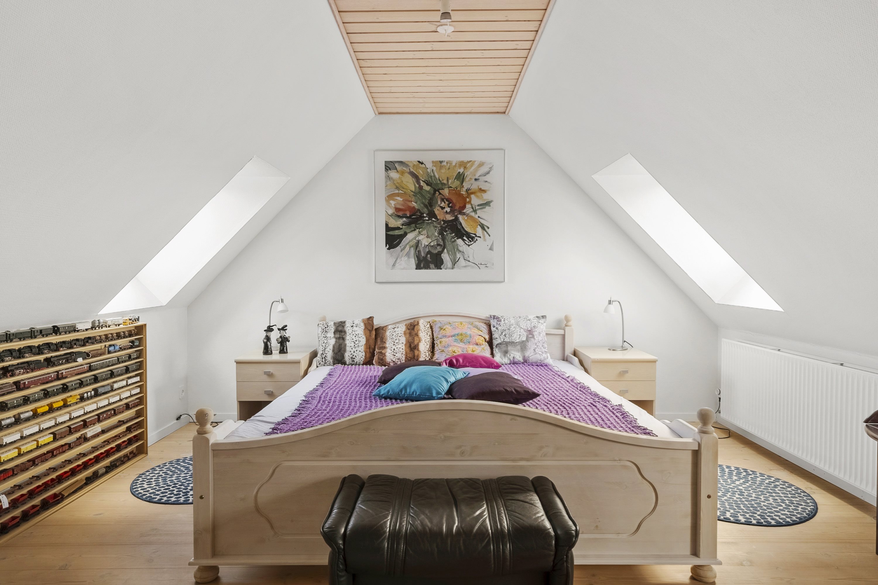 Fremhævet soveværelse billede i fuldskærmstilstand. Billede af Glud Kirkevej 52, Glud, 7130 Juelsminde