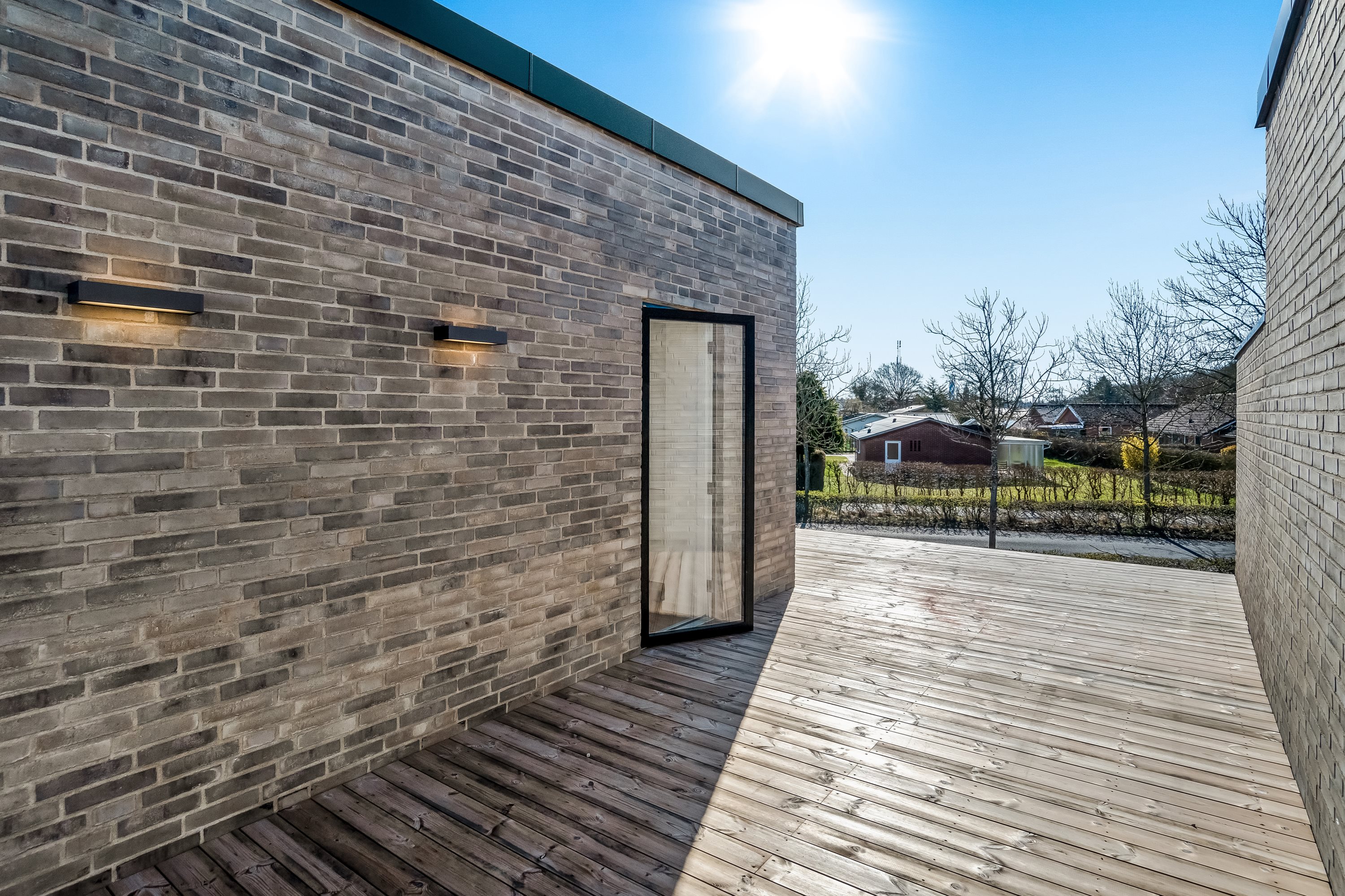 Fremhævet tagterrasse billede i fuldskærmstilstand. Billede af Krimpendam 7B, 7500 Holstebro