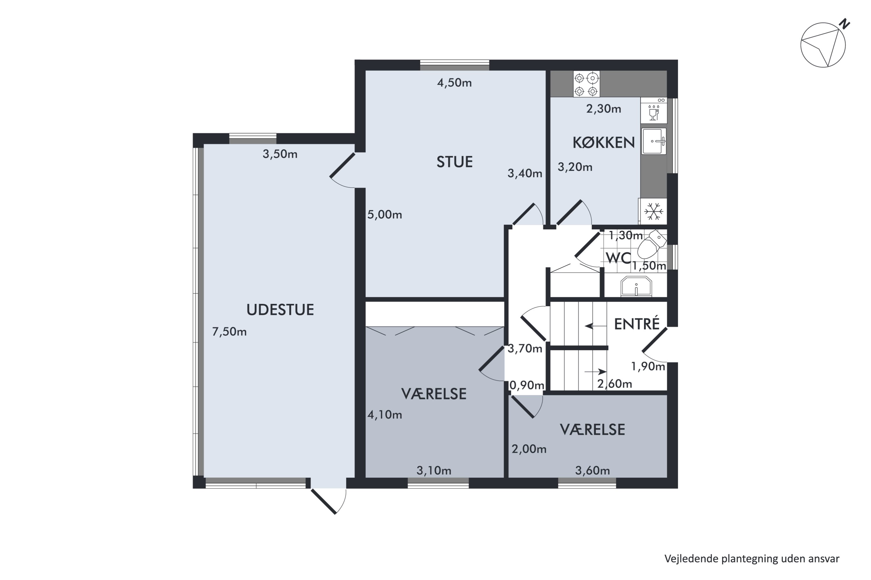 Plantegninger billede af Mågevej 17, 9850 Hirtshals