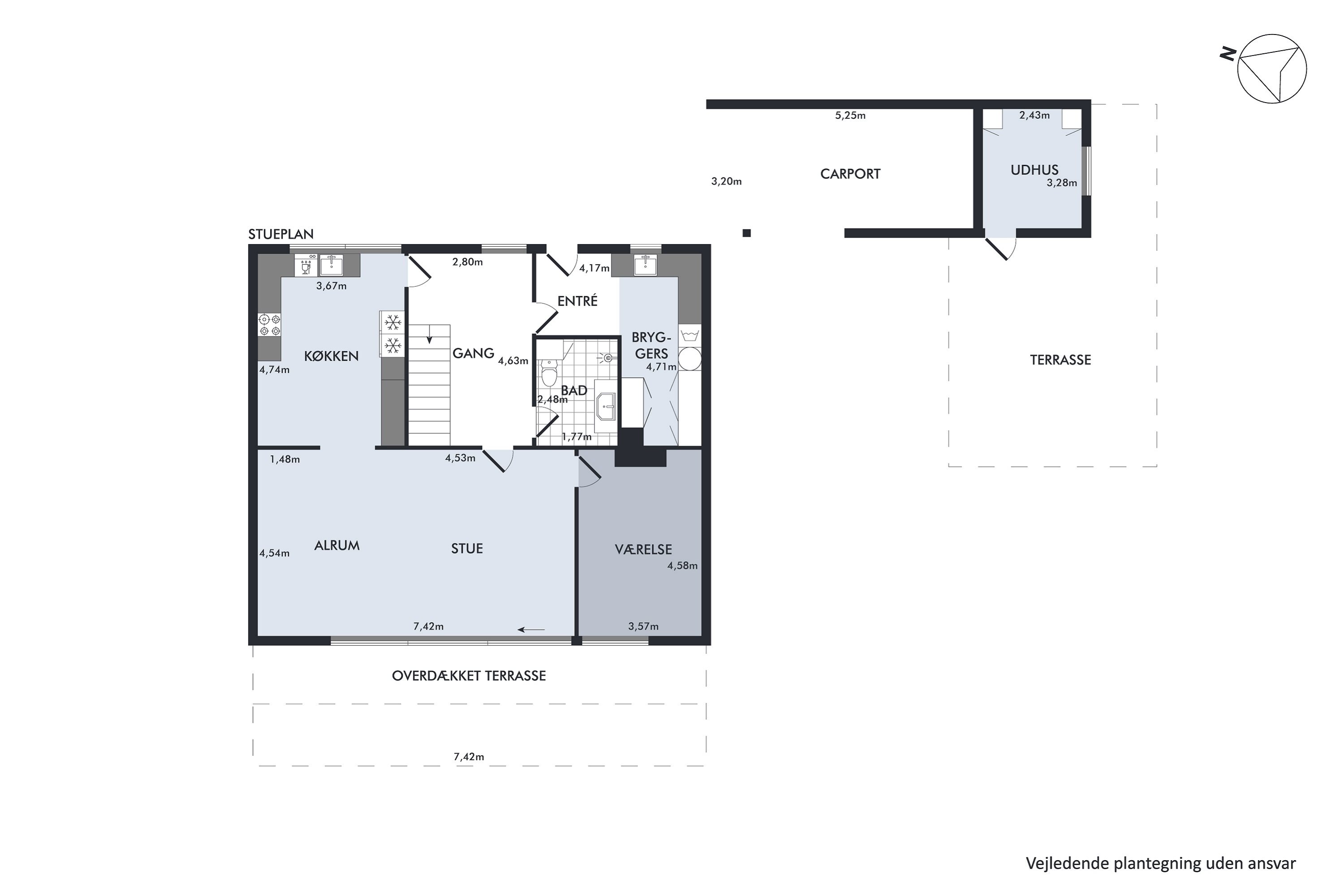 Plantegninger billede af Østervangs Alle 33, 8963 Auning