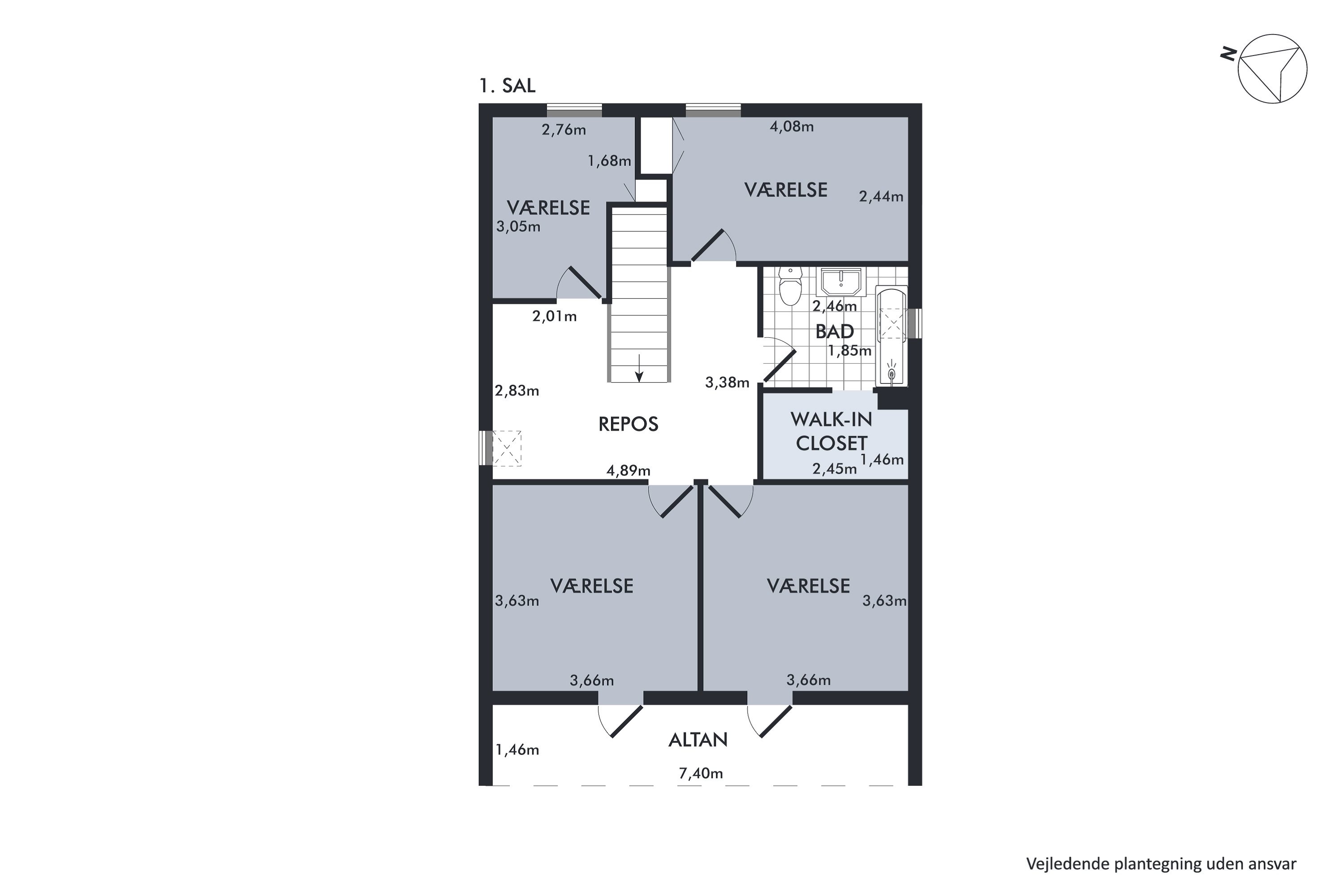 Plantegninger billede af Østervangs Alle 33, 8963 Auning