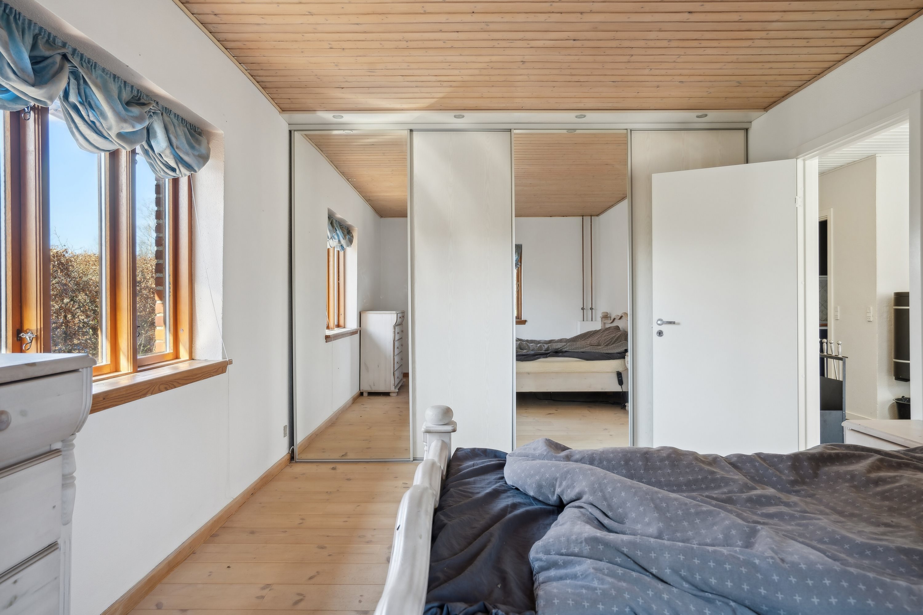 Fremhævet soveværelse billede i fuldskærmstilstand. Billede af Terslev Møllevej 33, 4690 Haslev