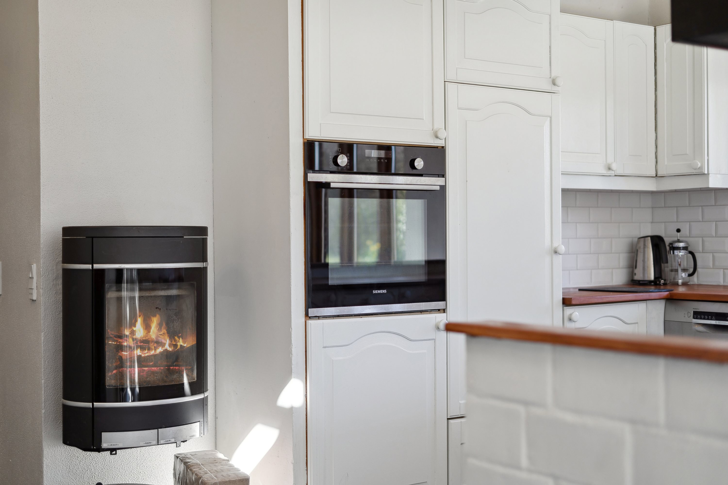 Fremhævet køkken billede i fuldskærmstilstand. Billede af Terslev Møllevej 33, 4690 Haslev