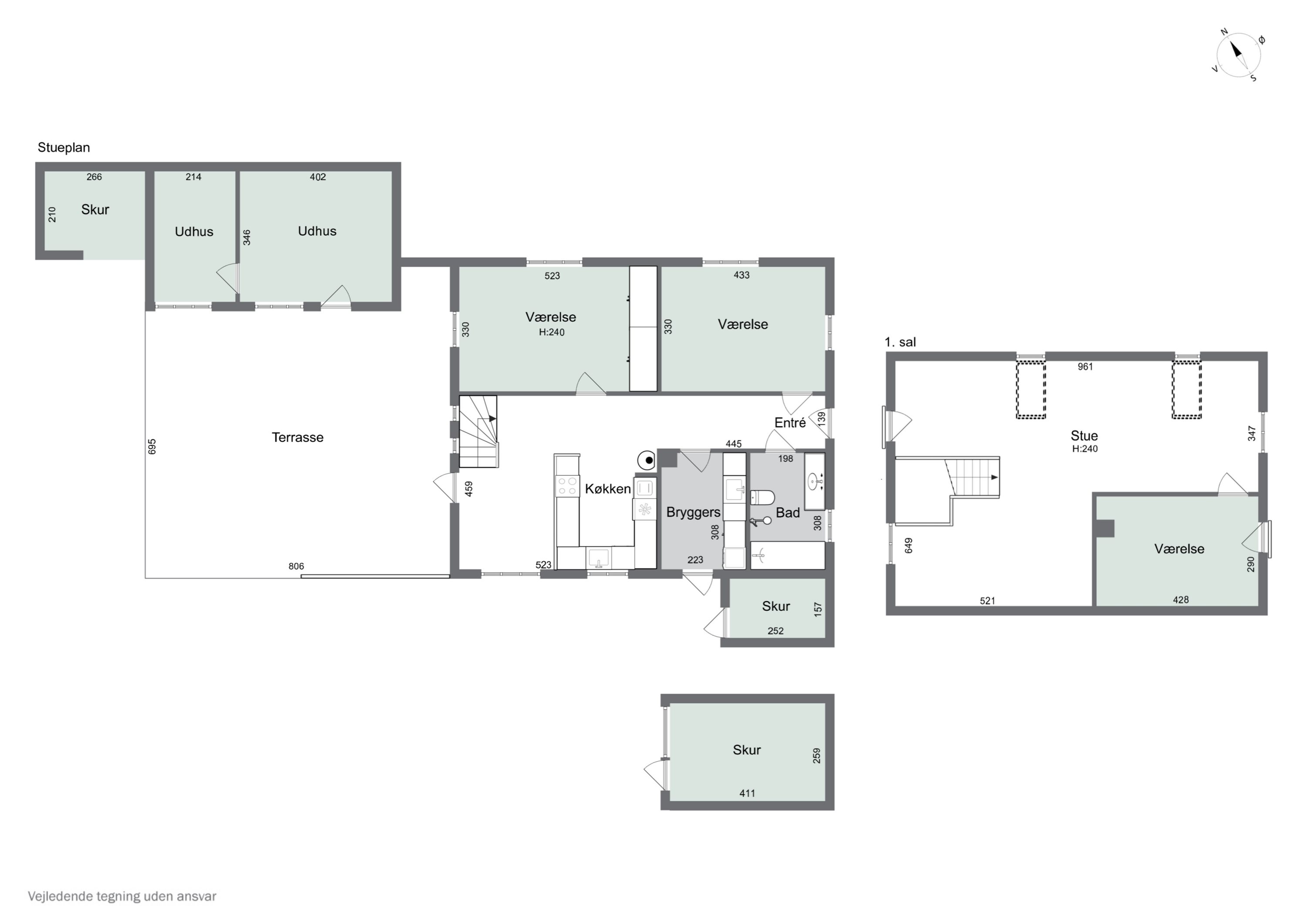 Plantegninger billede af Terslev Møllevej 33, 4690 Haslev