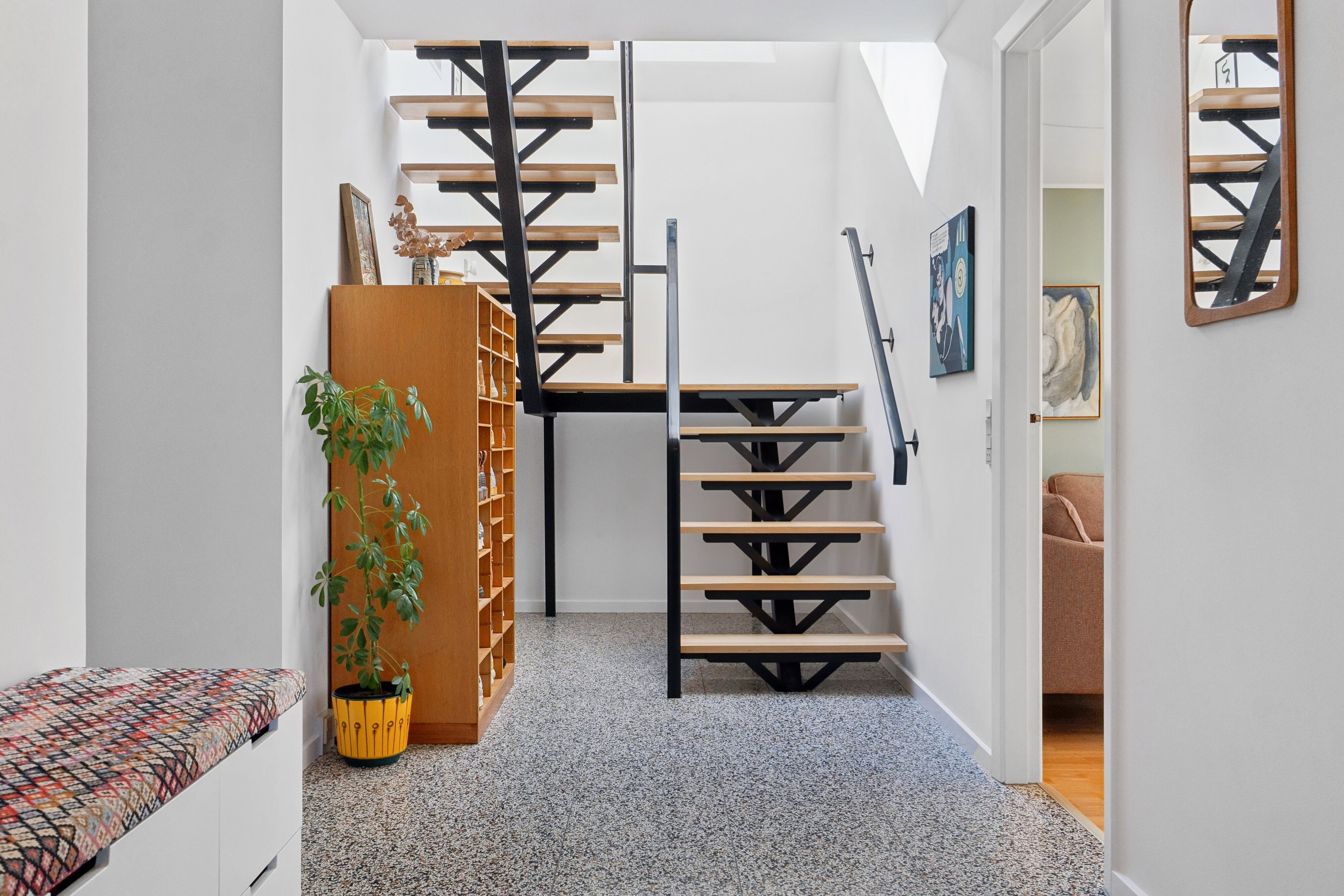 Fremhævet trappe billede i fuldskærmstilstand. Billede af Stenbukken 16, 5700 Svendborg