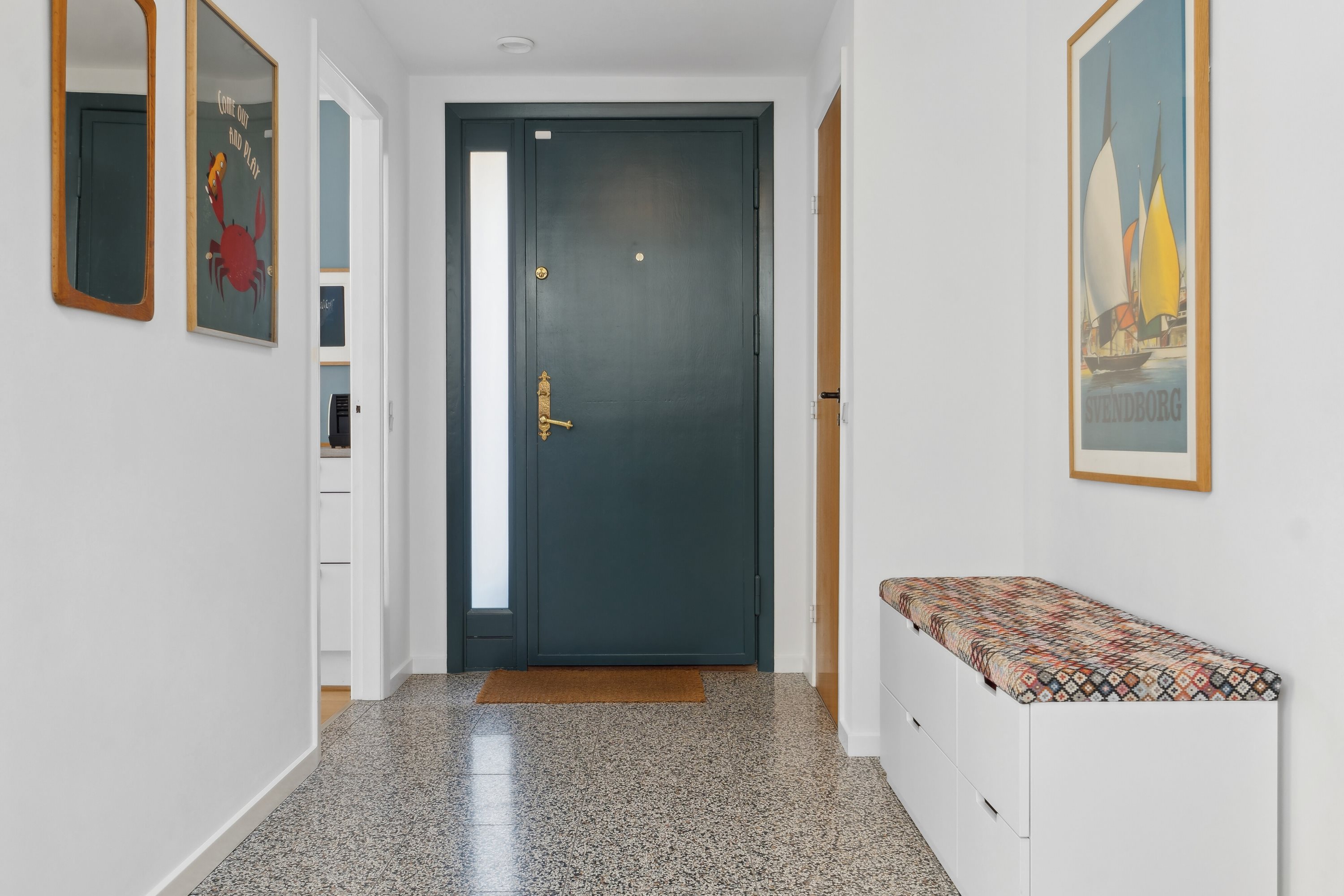 Fremhævet gang billede i fuldskærmstilstand. Billede af Stenbukken 16, 5700 Svendborg